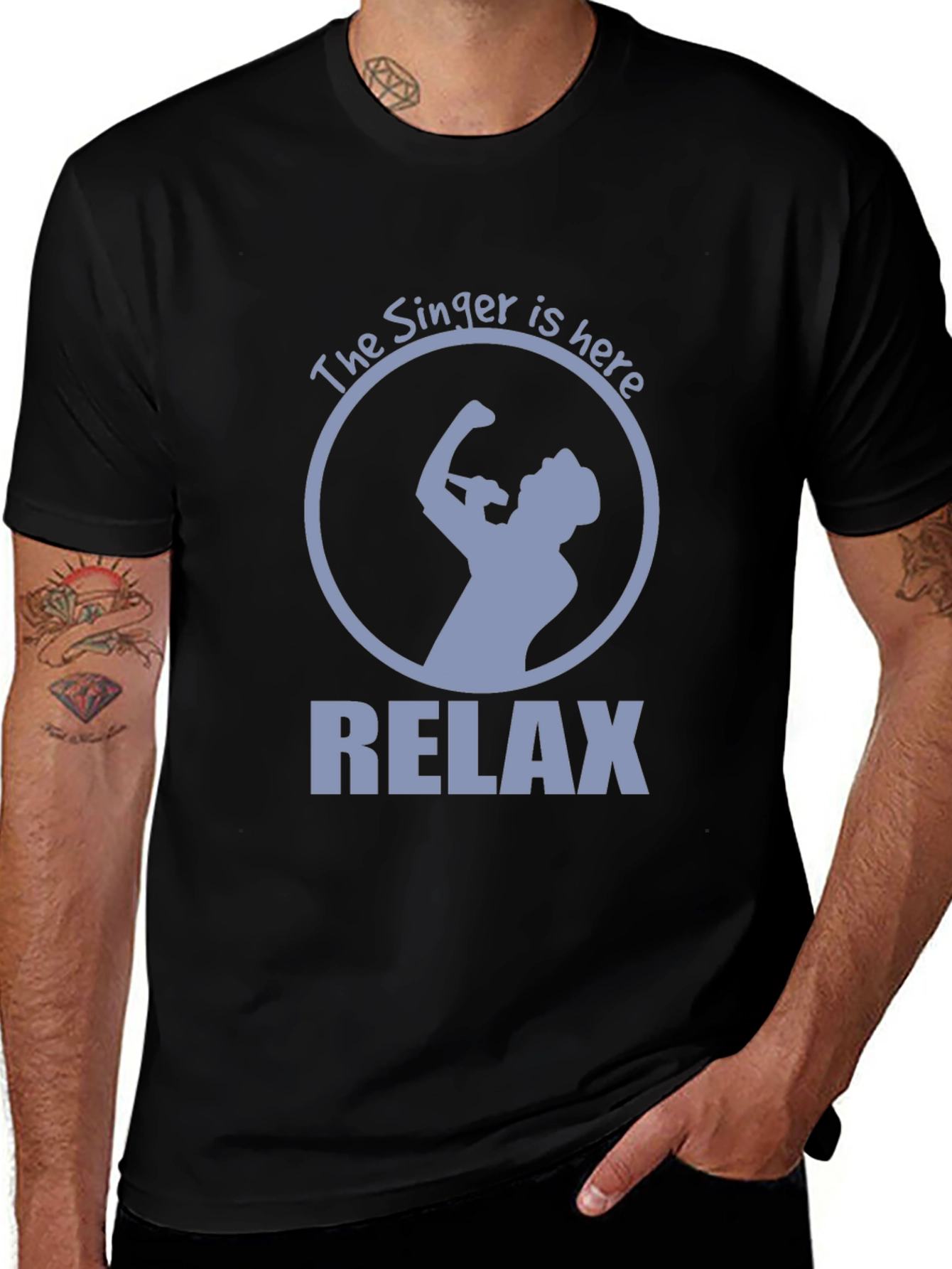 The Singer Is Here Relax T-Shirt