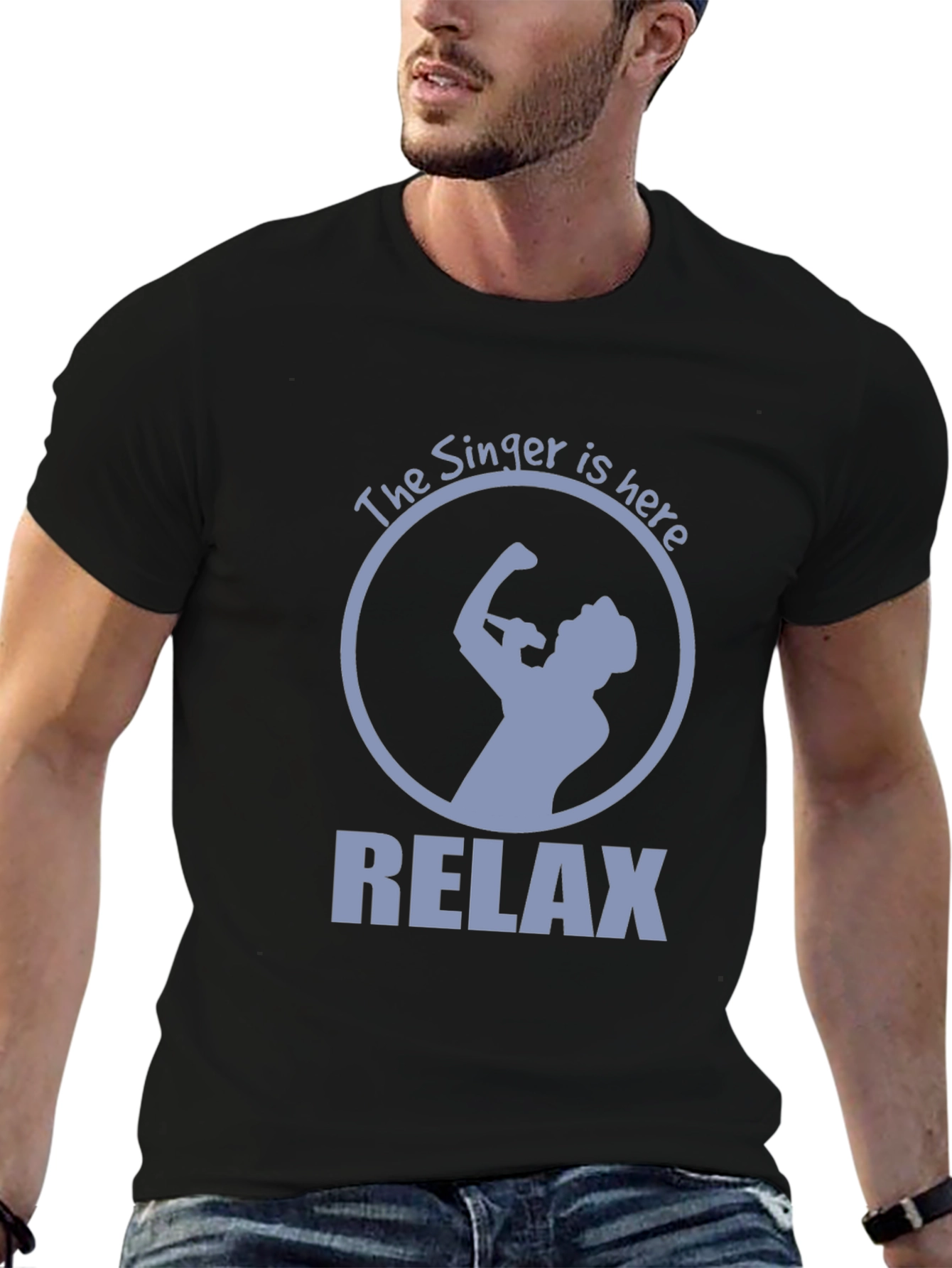The Singer Is Here Relax T-Shirt