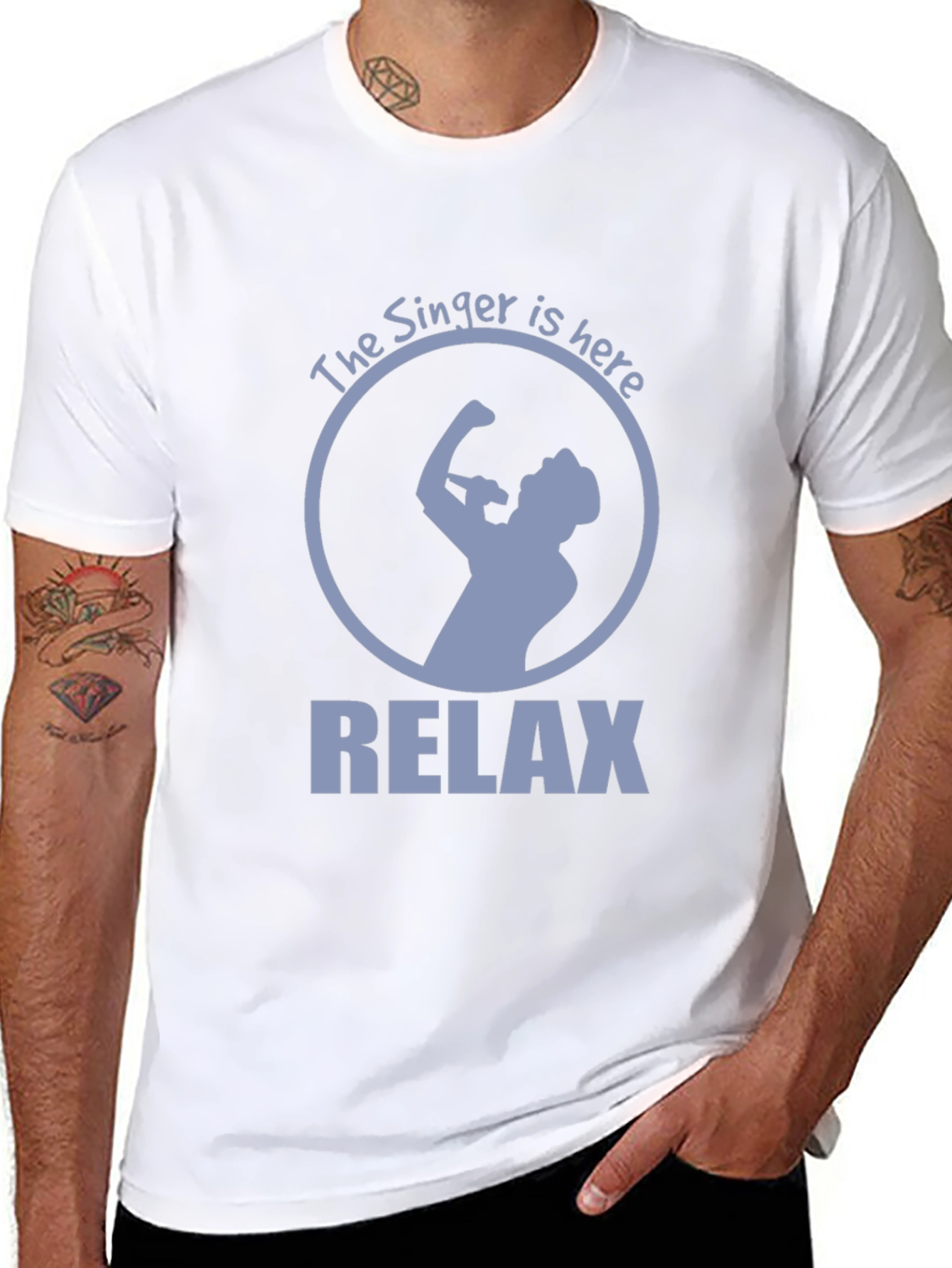 The Singer Is Here Relax T-Shirt
