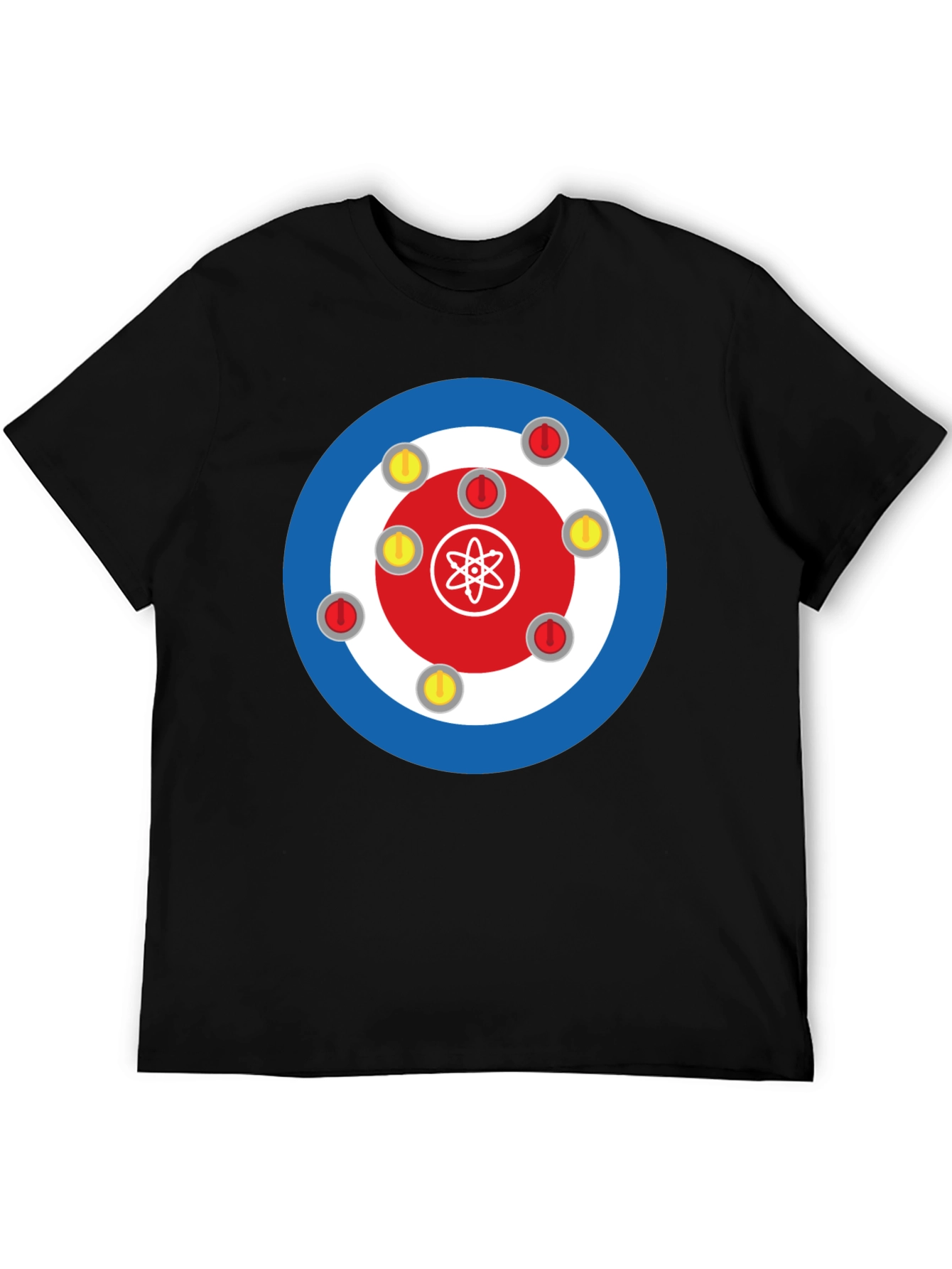Atom Curling T-Shirt - Unique Design