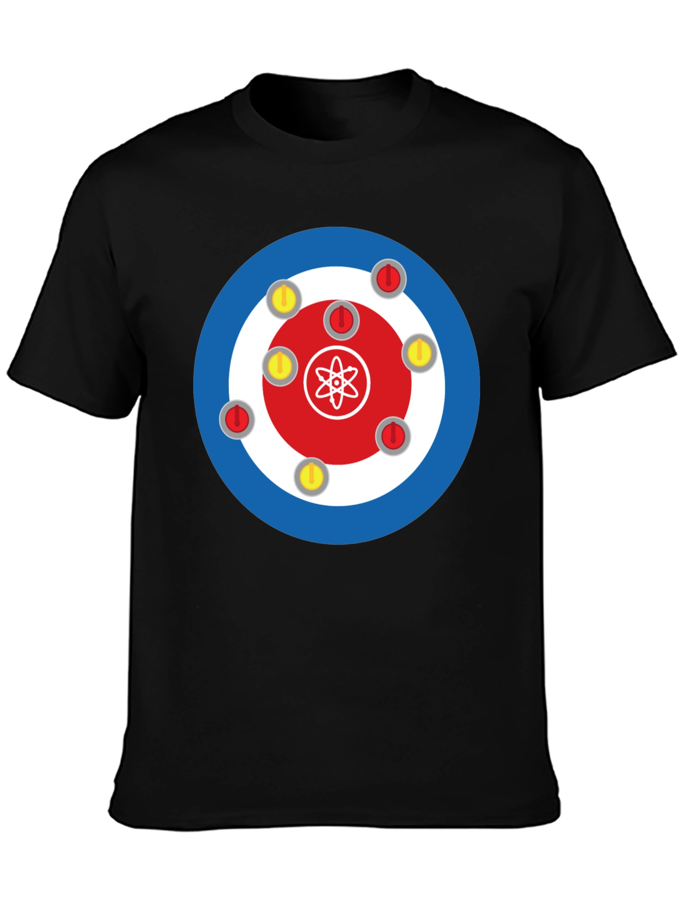 Atom Curling T-Shirt - Unique Design