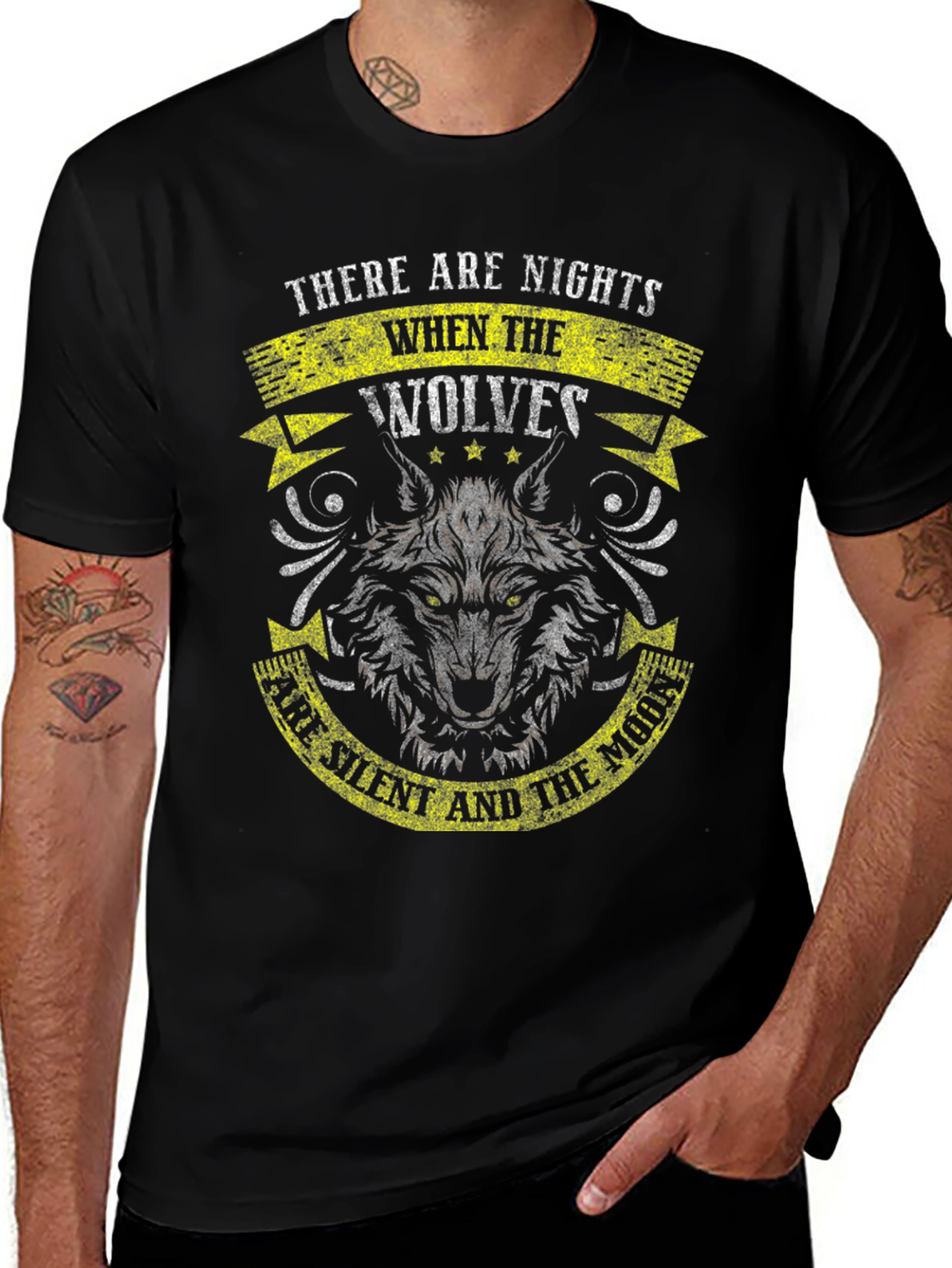 Wolves Silent Moon T-Shirt