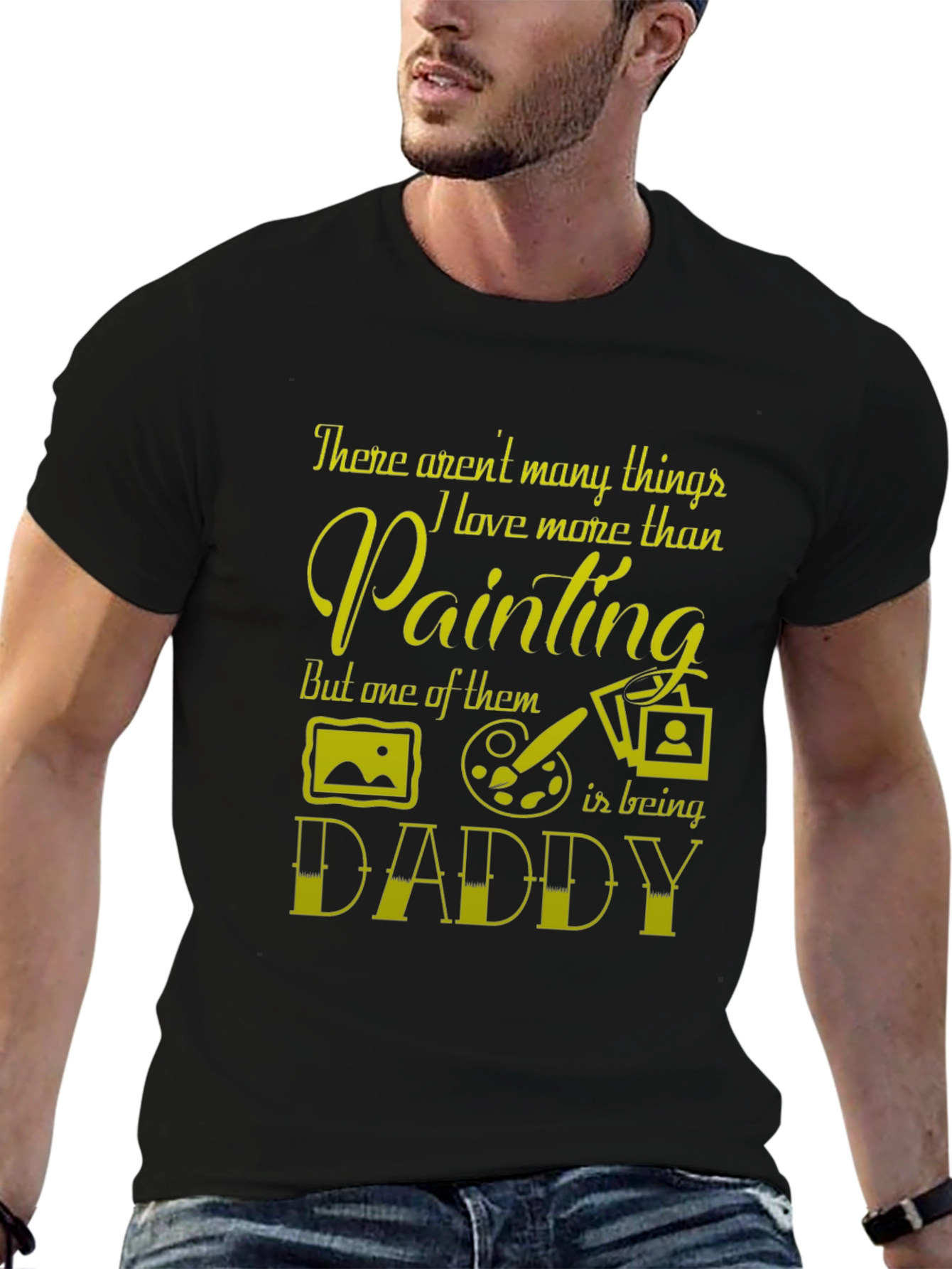 Painting Dad T-Shirt - Fathers Day Gift