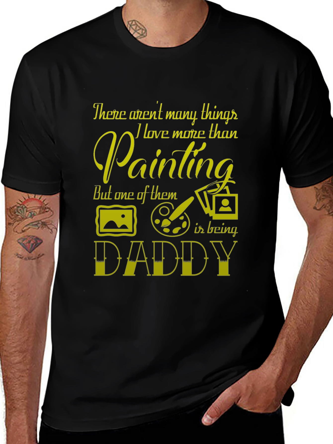 Painting Dad T-Shirt - Fathers Day Gift