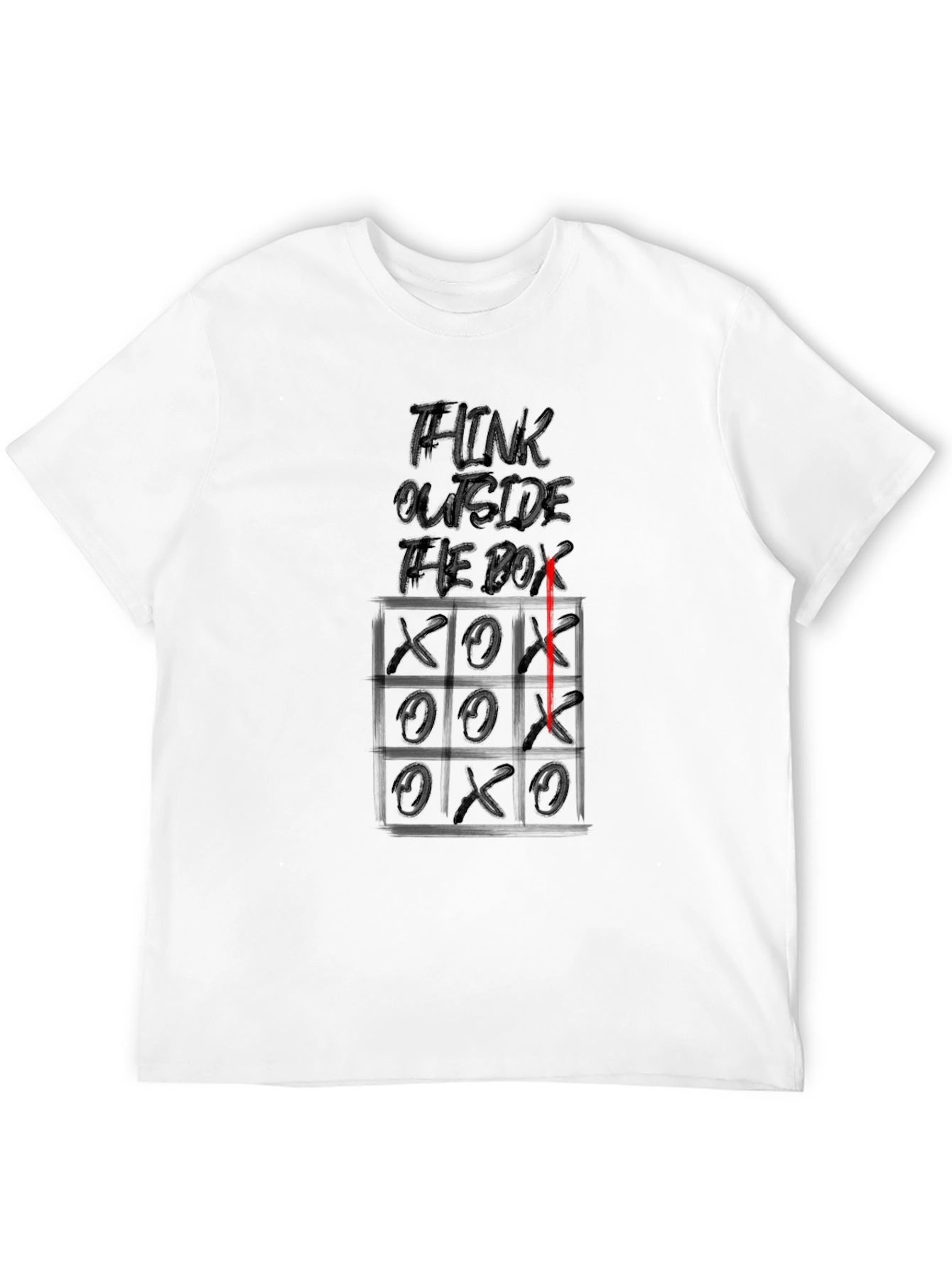 Think Outside the Box Graphic T-Shirt