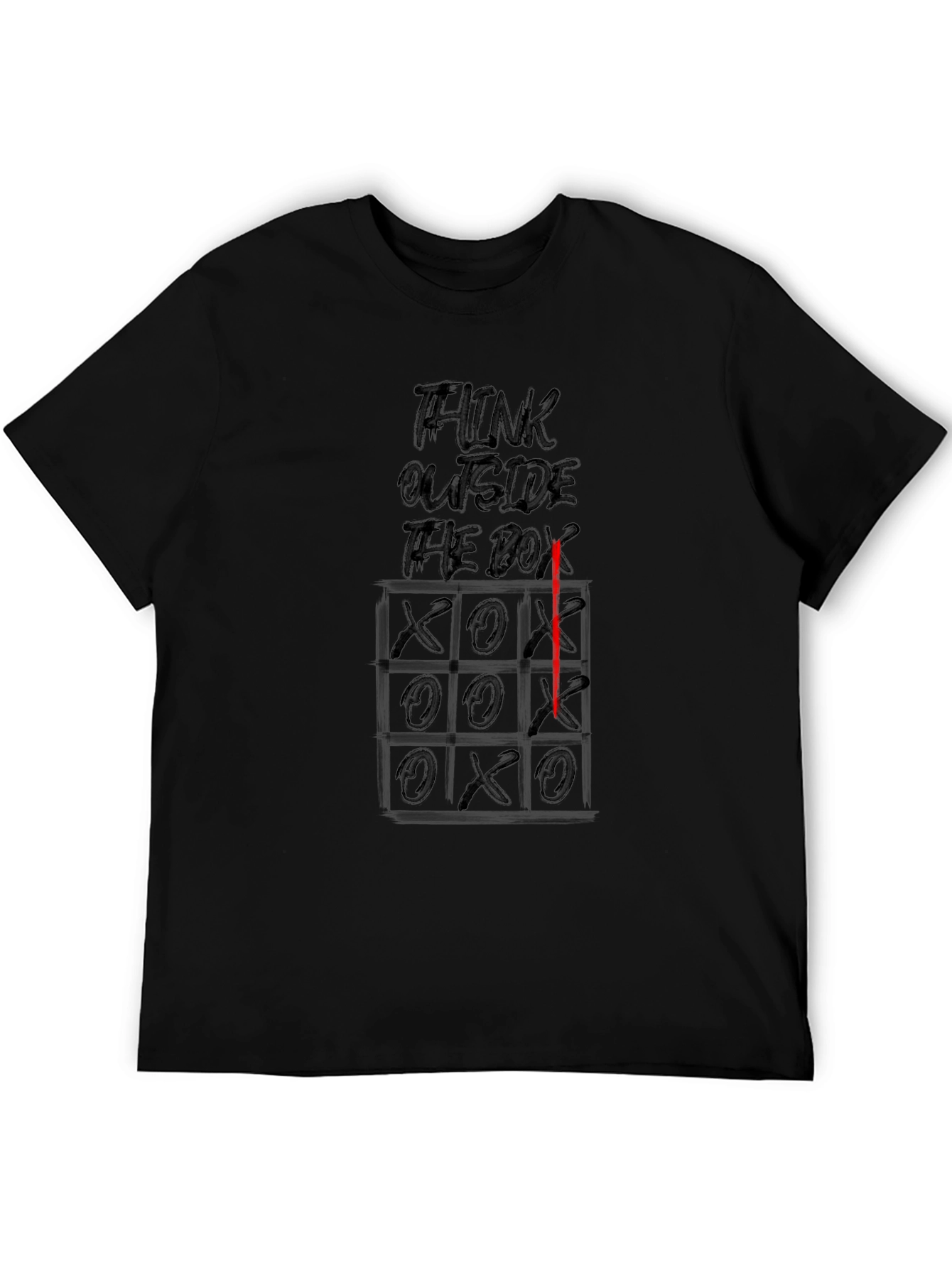 Think Outside the Box Graphic T-Shirt