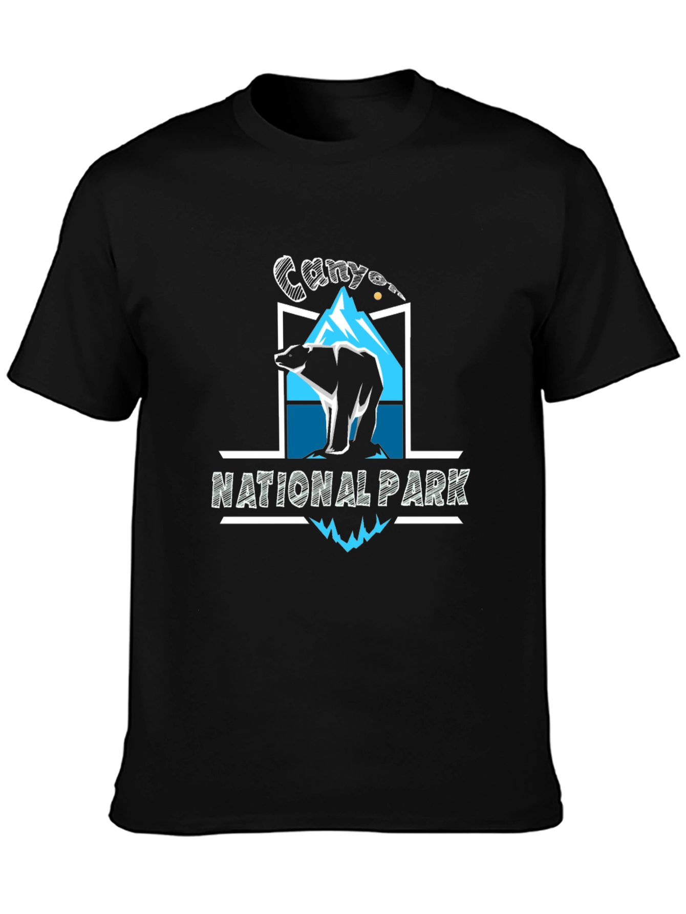 Canyon National Park Graphic T-Shirt Black