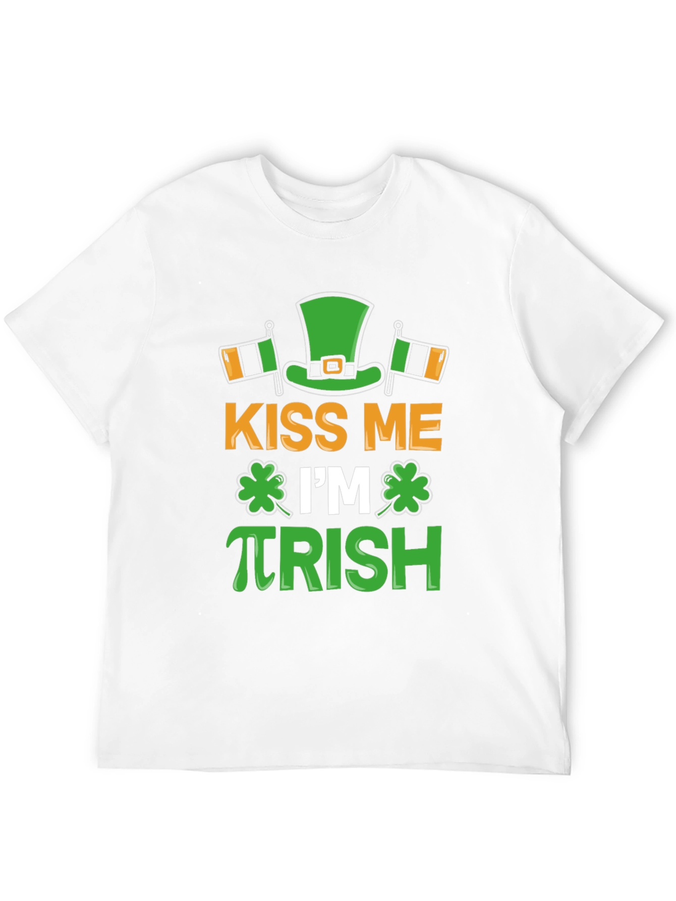 Kiss Me Im πrish Funny St. Patricks Day T-Shirt