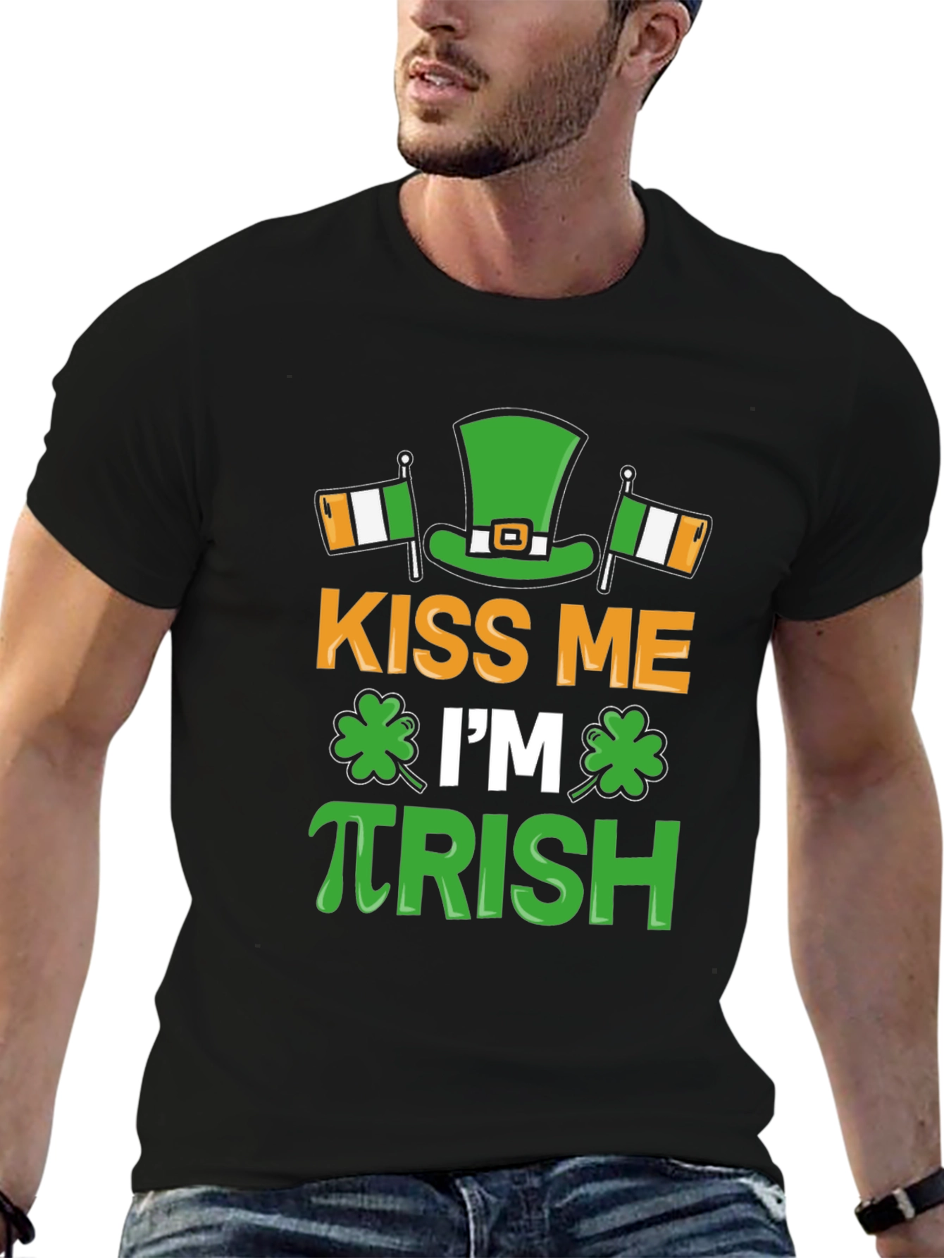 Kiss Me Im πrish Funny St. Patricks Day T-Shirt