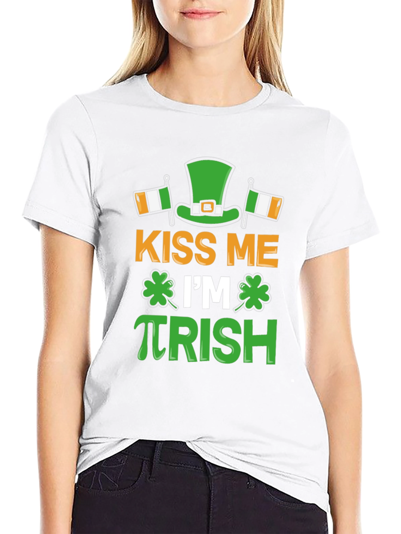 Kiss Me Im πrish Funny St. Patricks Day T-Shirt
