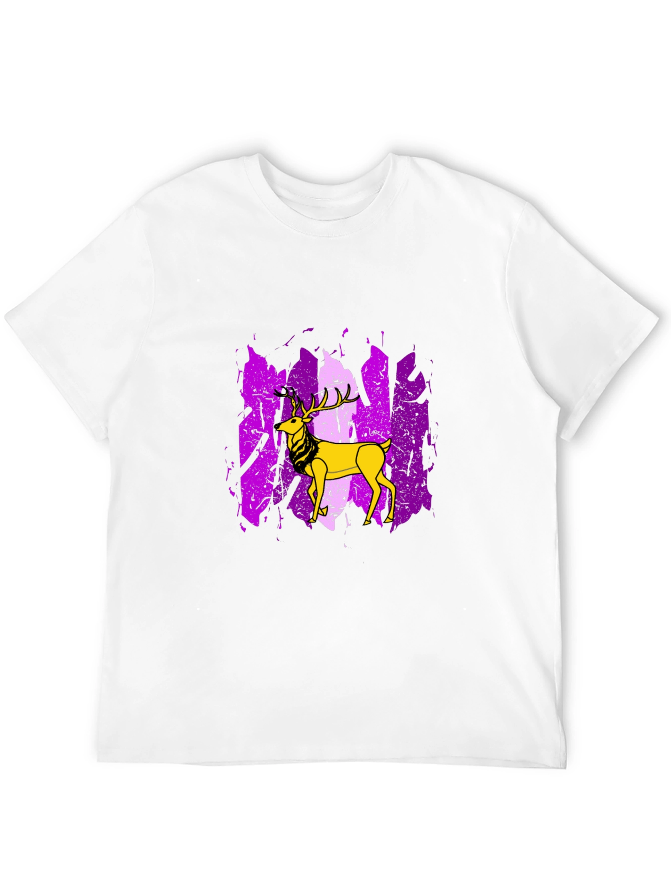 Deer Graphic Tee - Mens Black T-Shirt