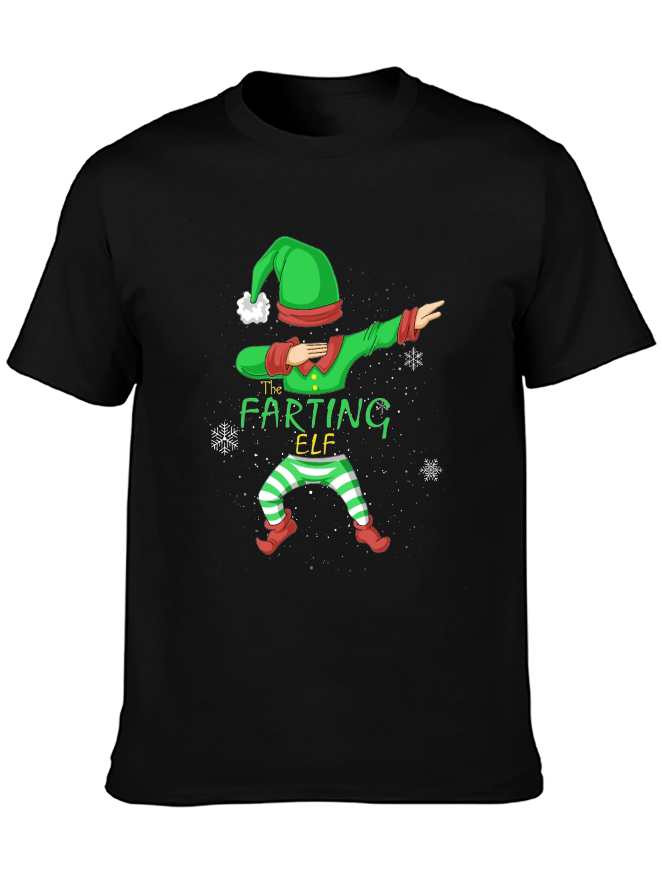 The Farting Elf Dab T-Shirt
