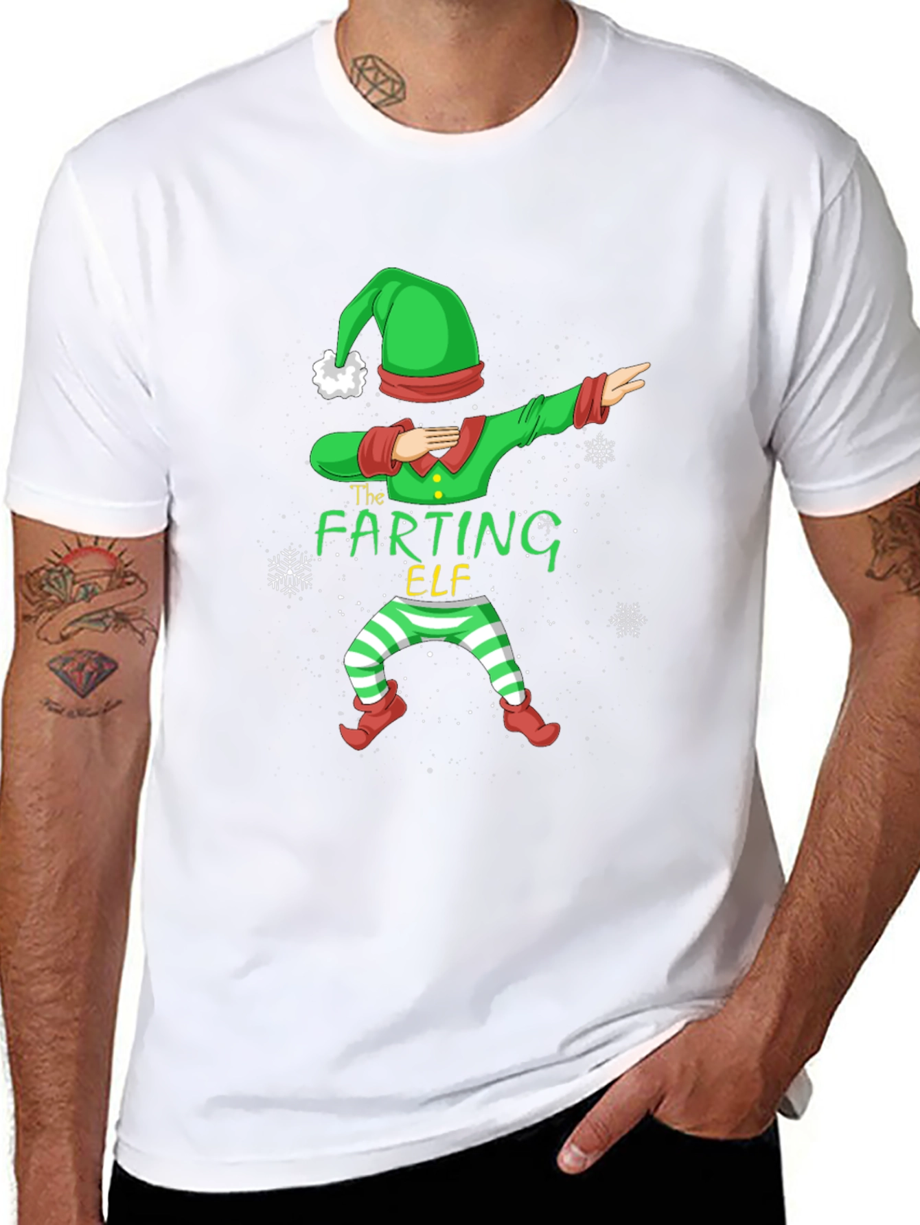 The Farting Elf Dab T-Shirt
