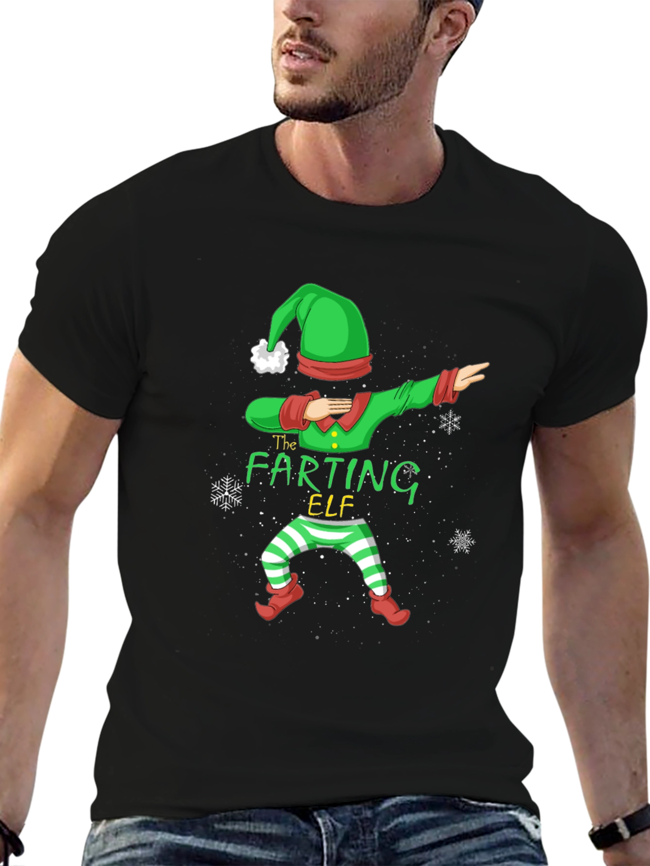 The Farting Elf Dab T-Shirt