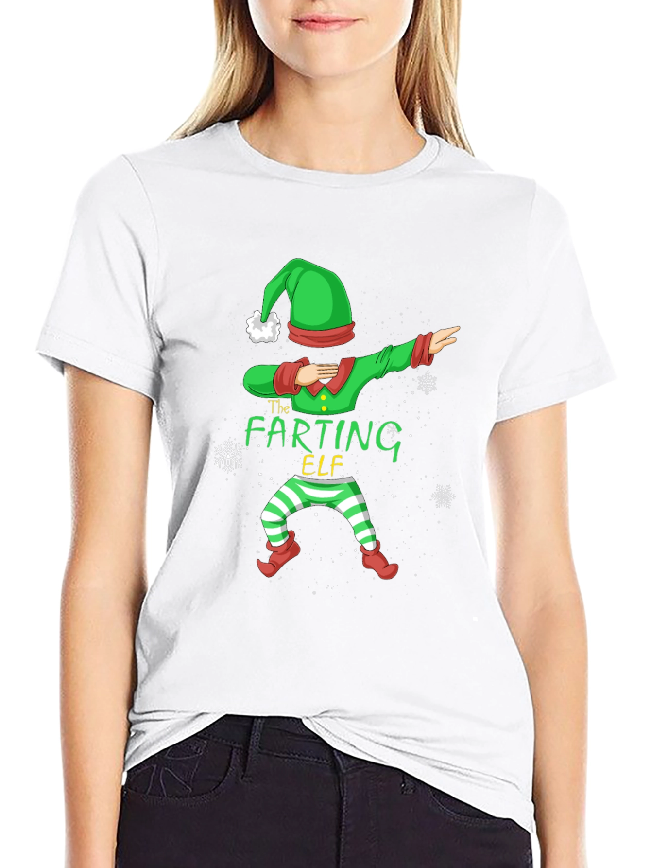 The Farting Elf Dab T-Shirt