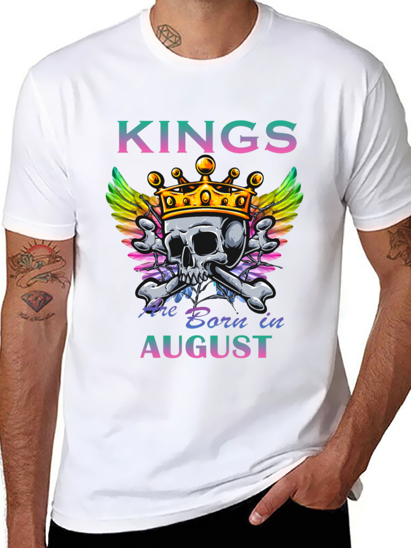 Kings Born in August T-Shirt