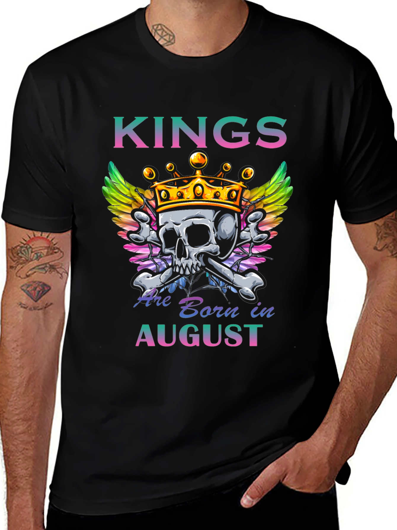 Kings Born in August T-Shirt