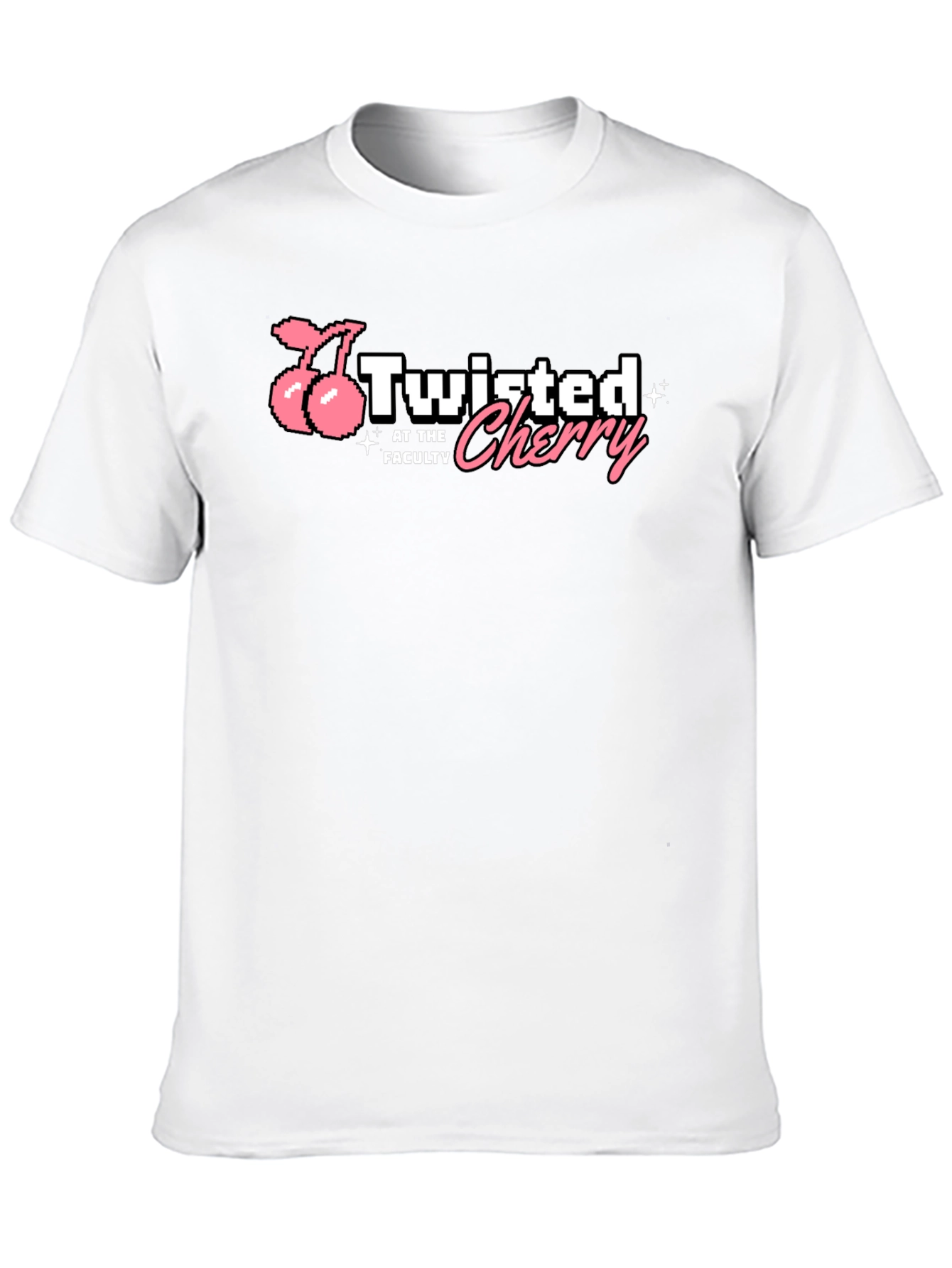 Twisted Cherry Graphic T-Shirt - Black