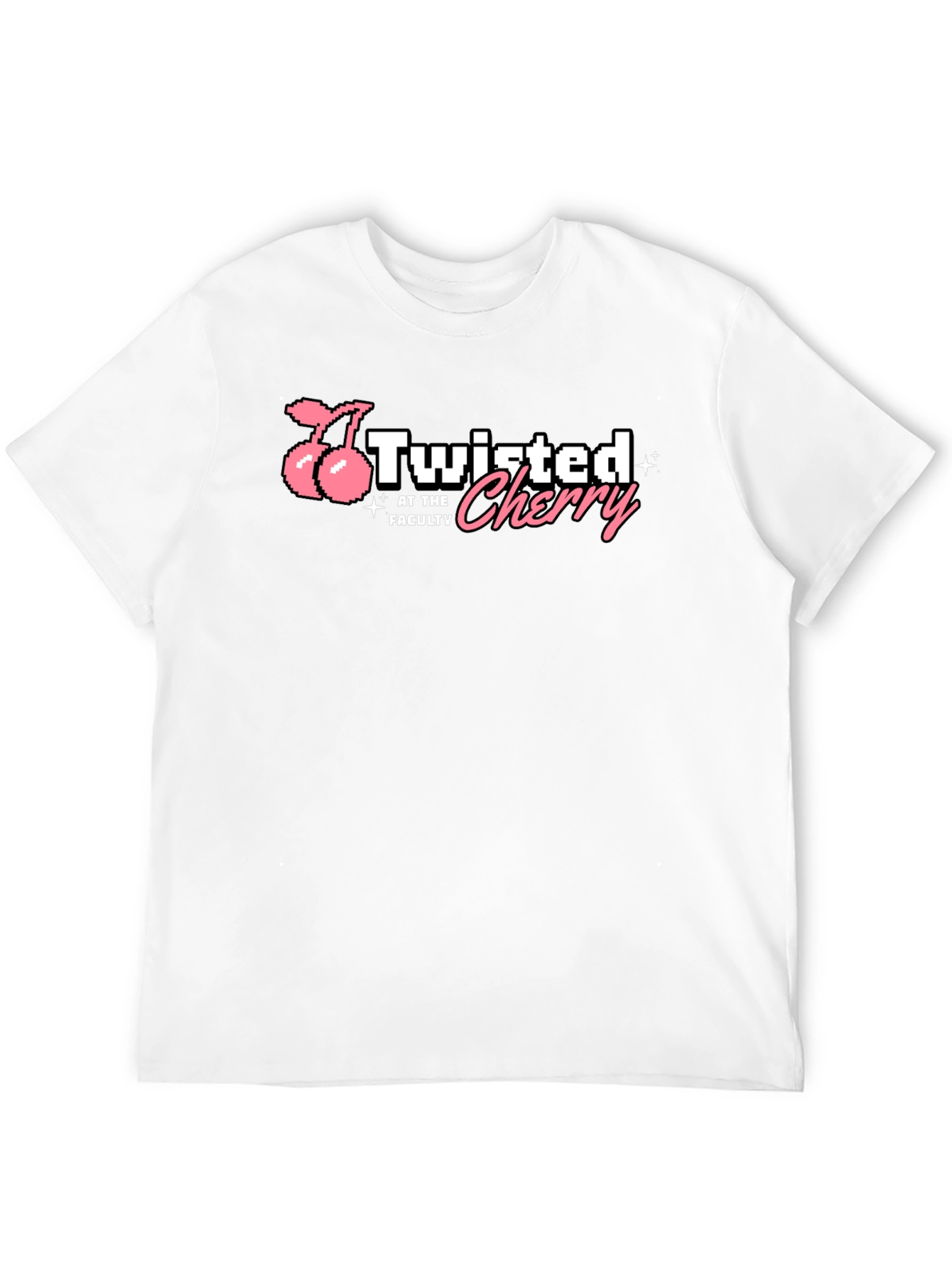Twisted Cherry Graphic T-Shirt - Black