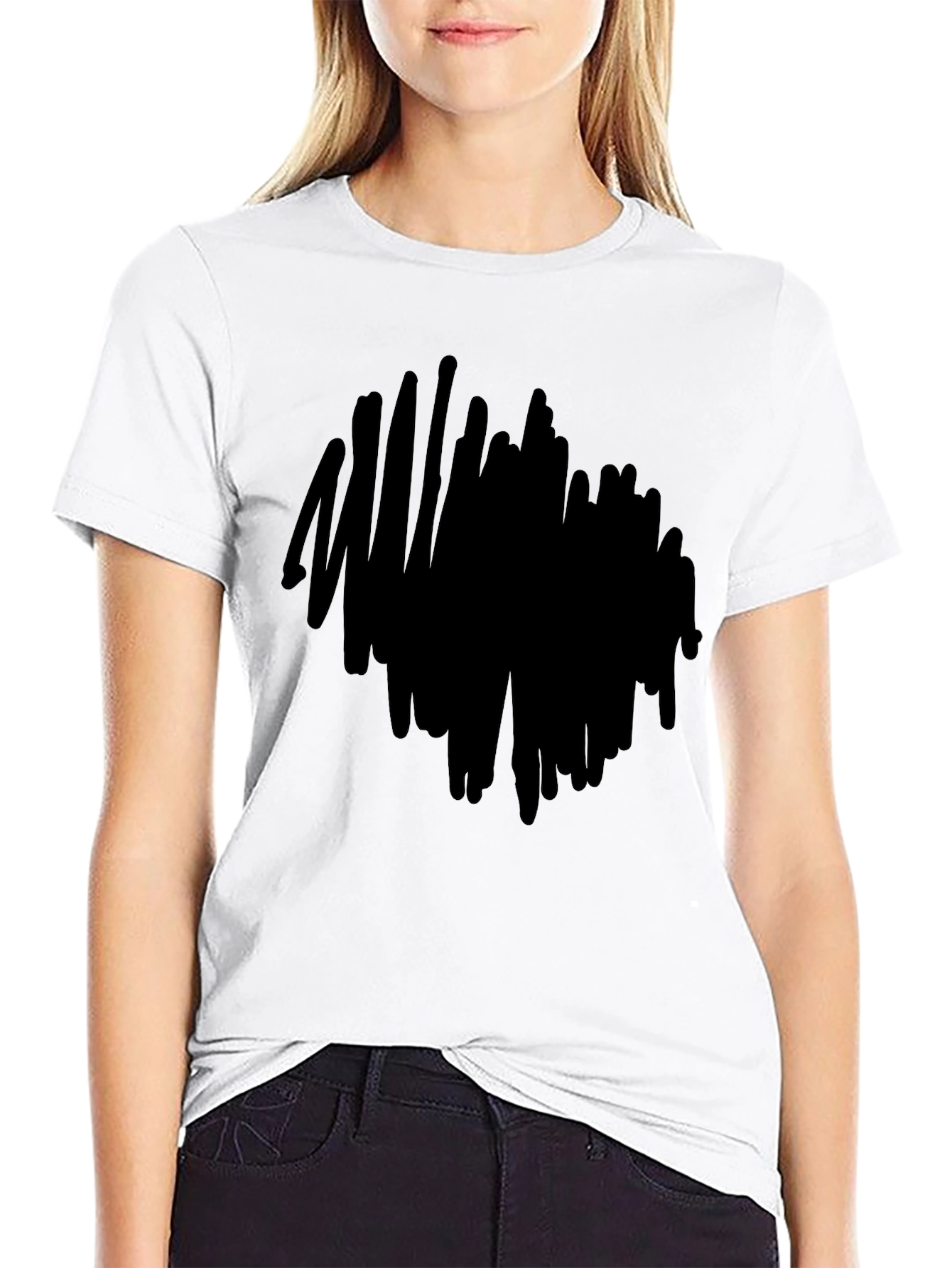 Solid Black Casual T-Shirt - Everyday Style