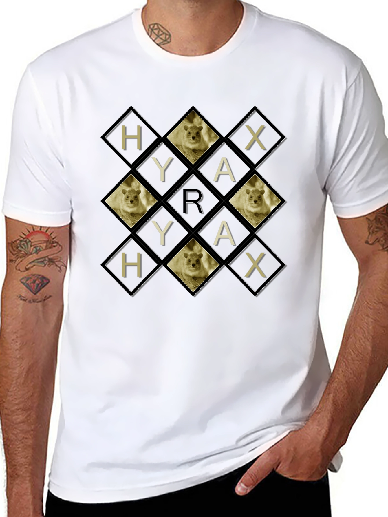 HYRAX T-Shirt - Unique Graphic Design