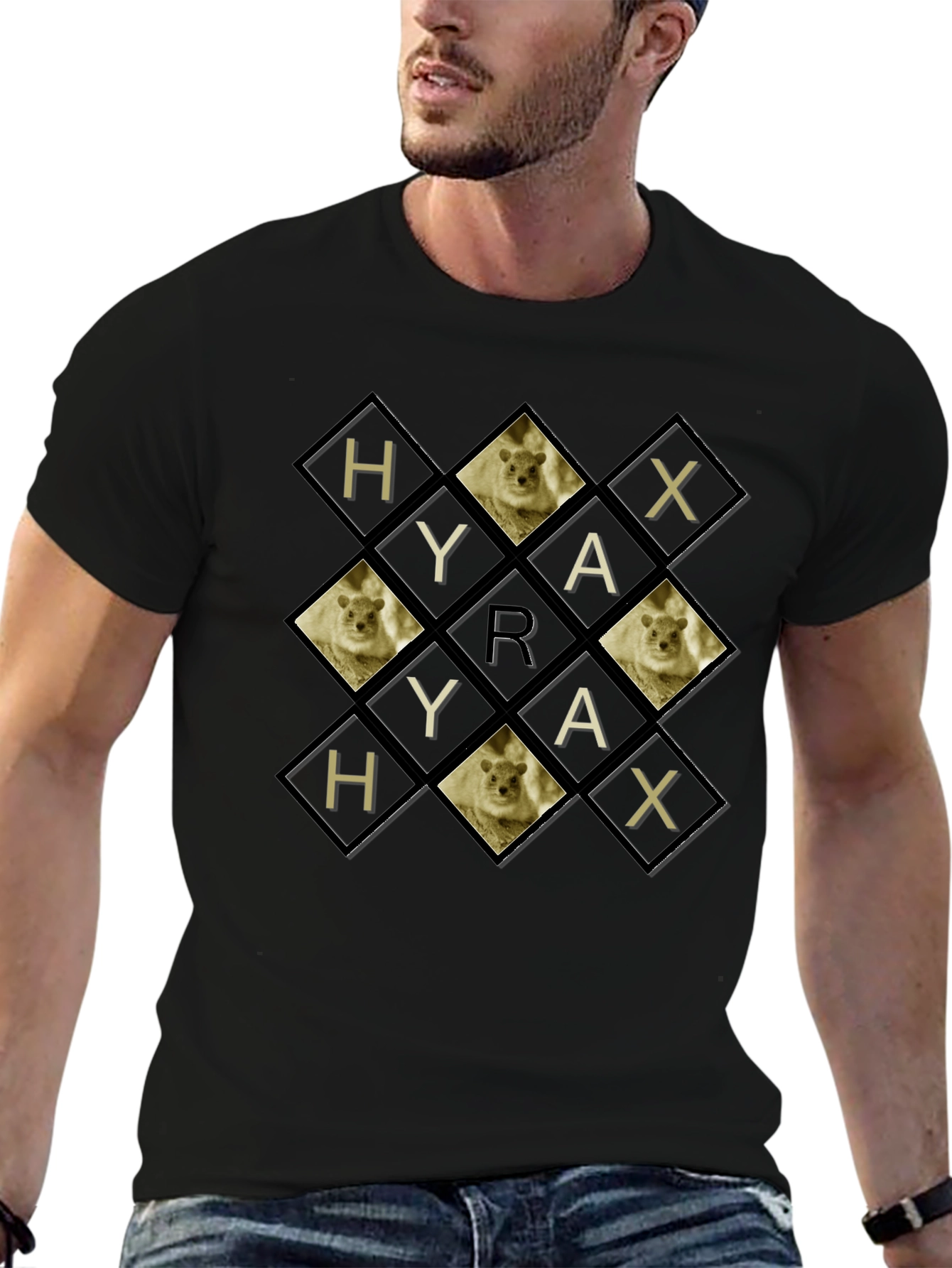 HYRAX T-Shirt - Unique Graphic Design