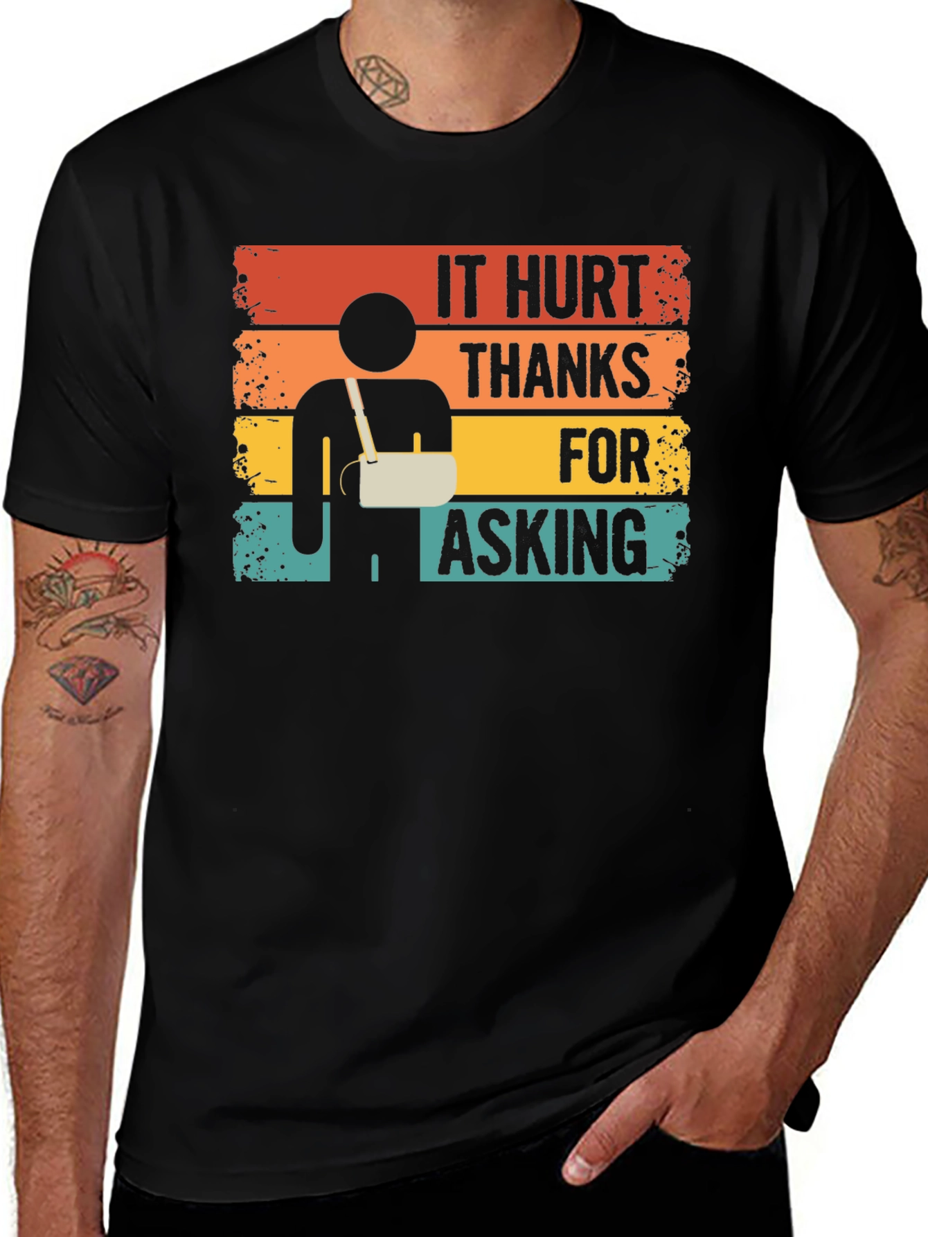 It Hurt Thanks For Asking Funny T-Shirt