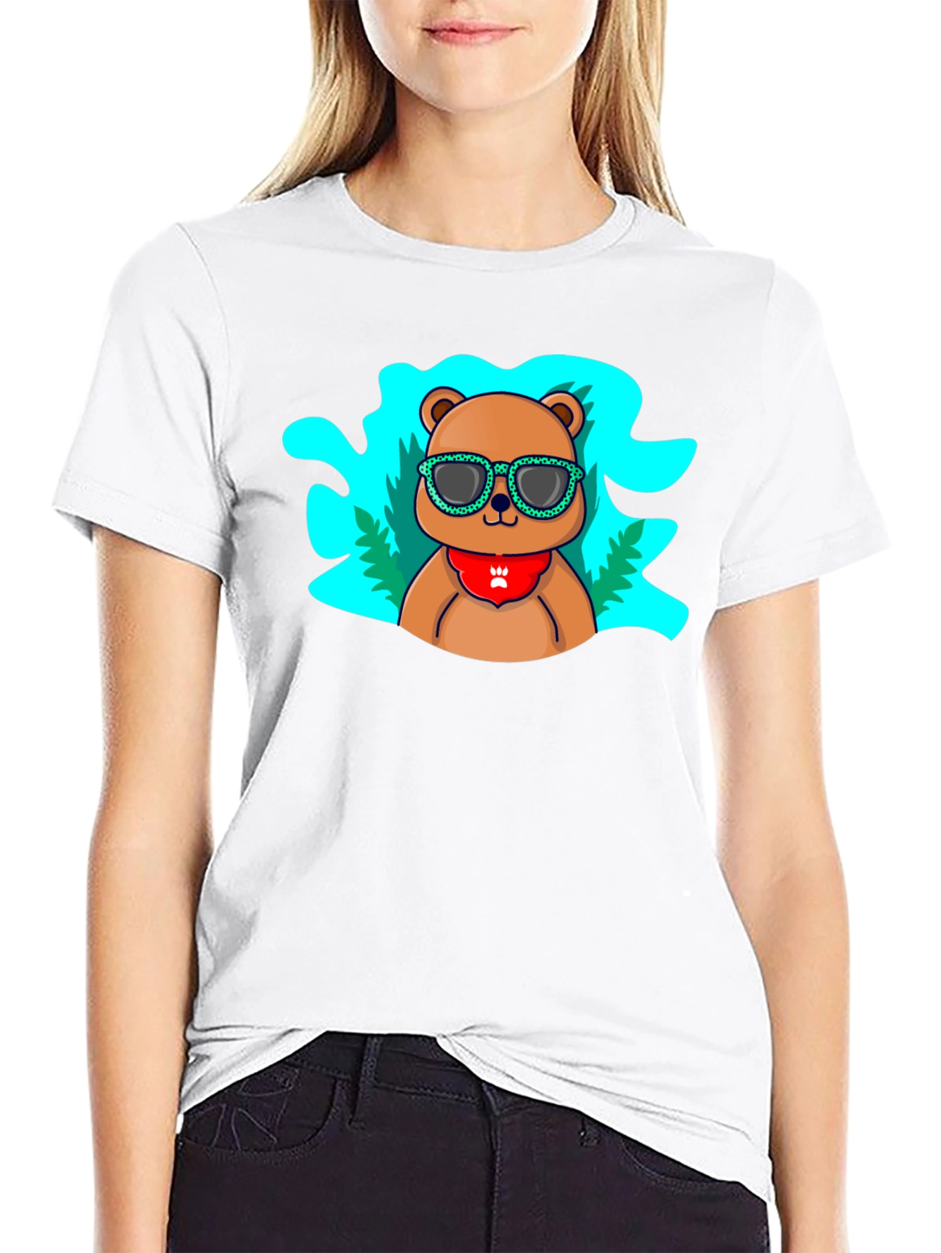 Cool Bear Graphic Tee - Black