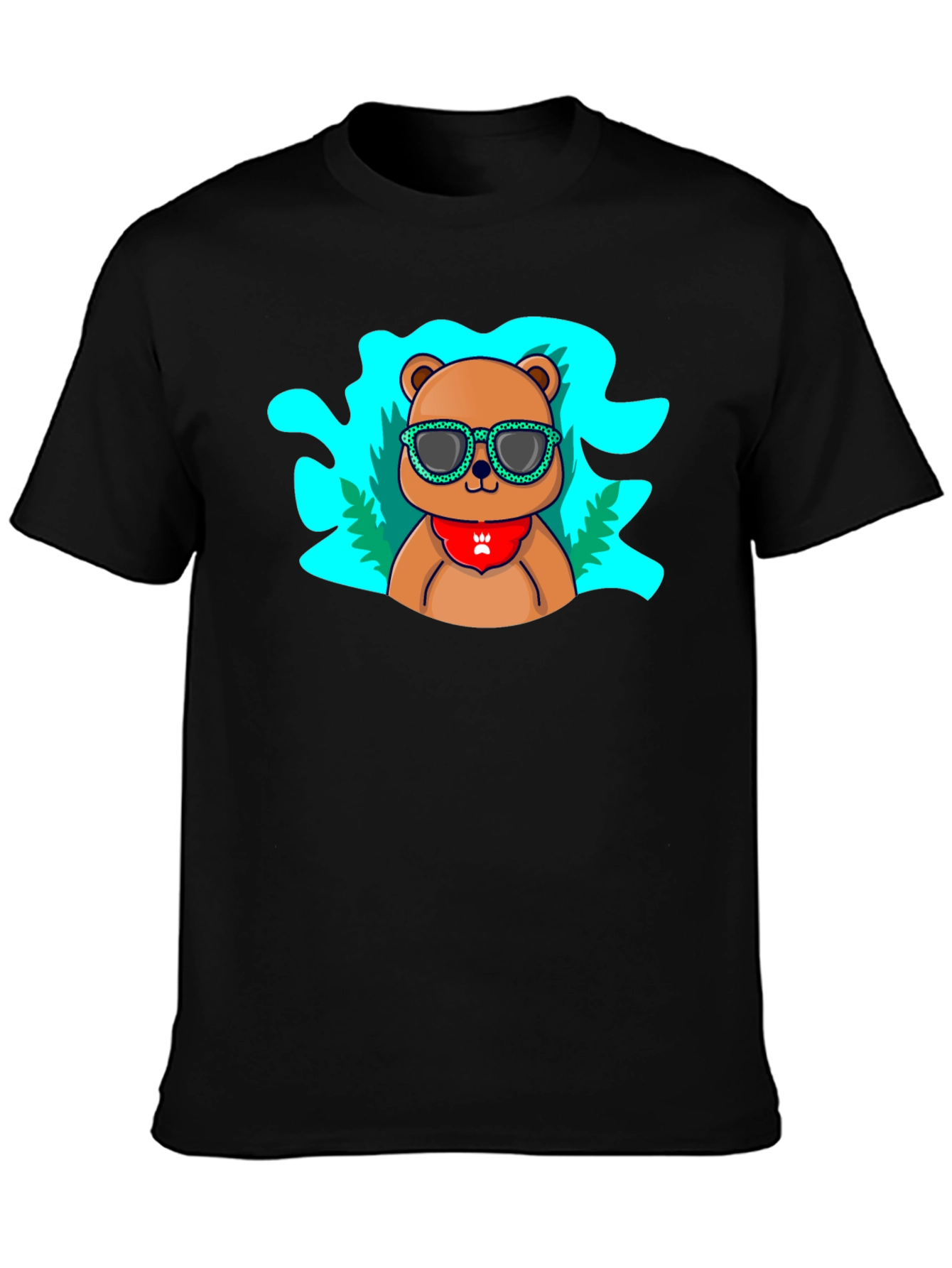 Cool Bear Graphic Tee - Black