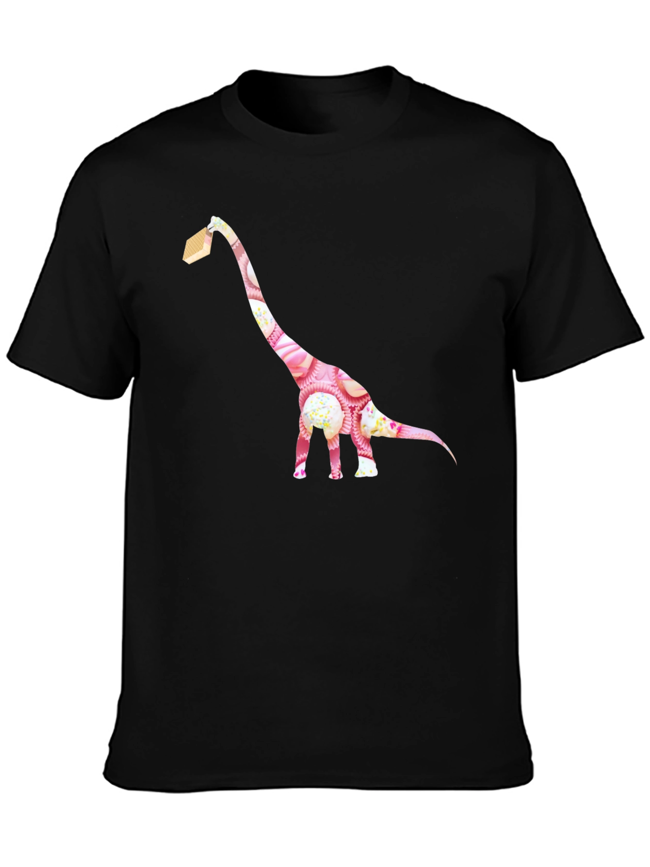Cupcake Dinosaur Graphic T-Shirt
