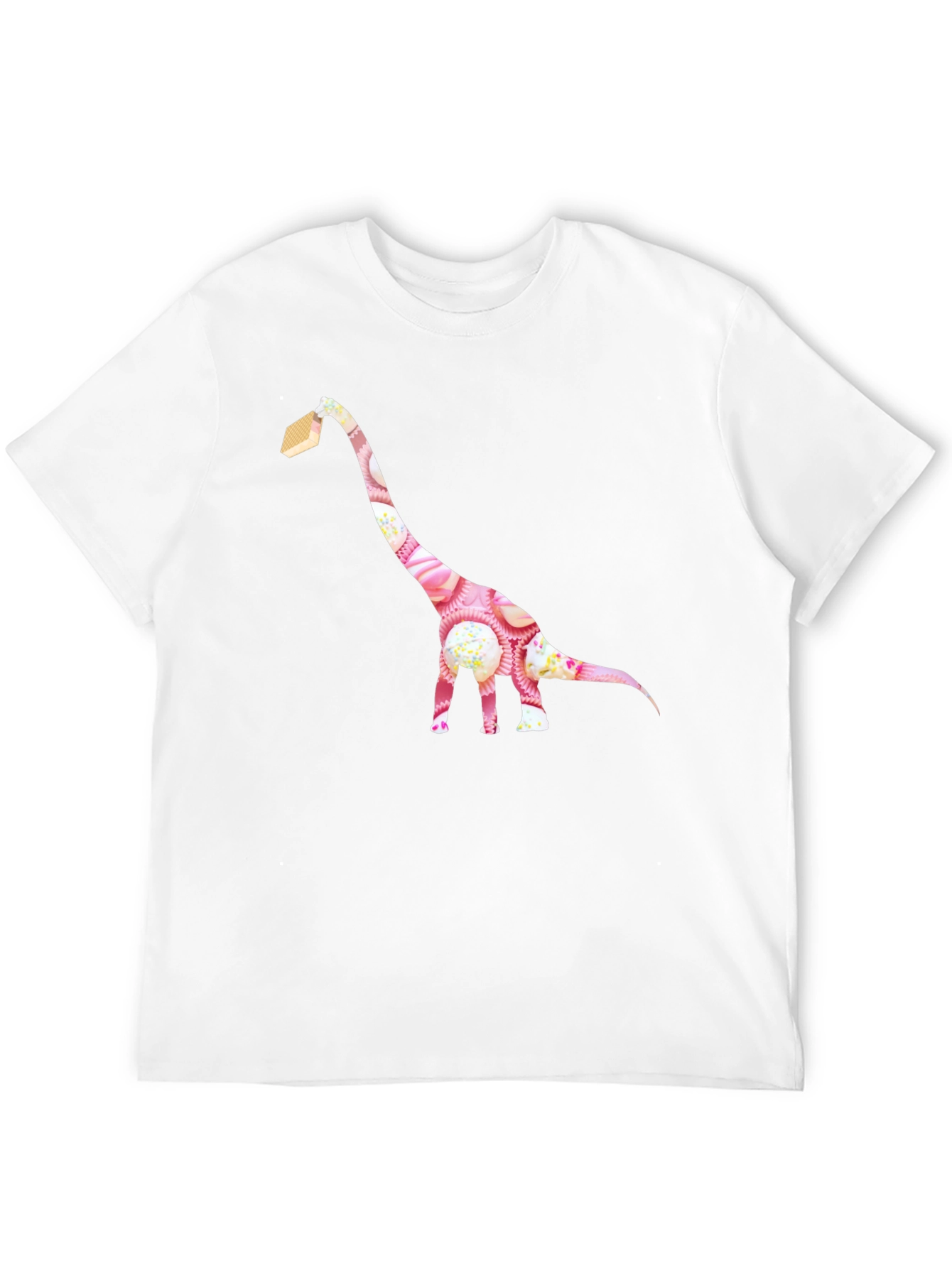 Cupcake Dinosaur Graphic T-Shirt