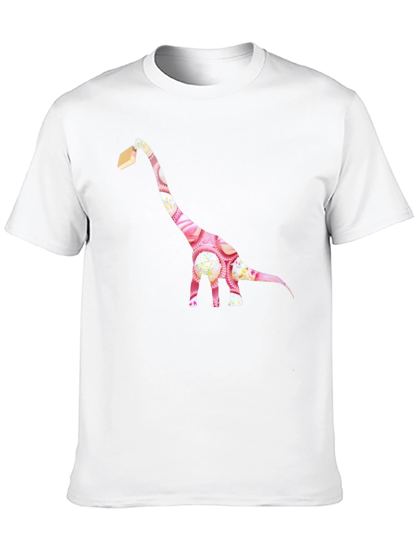Cupcake Dinosaur Graphic T-Shirt