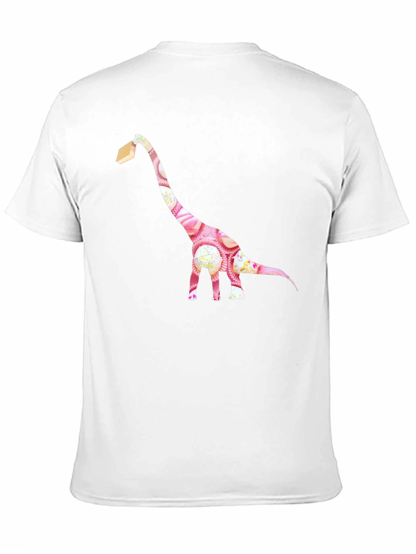 Cupcake Dinosaur Graphic T-Shirt