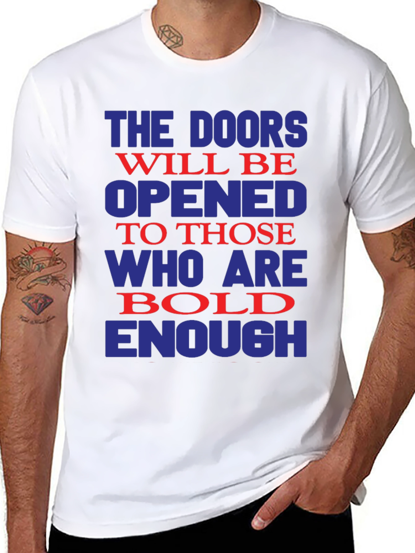Bold Enough Graphic Tee - Motivational T-Shirt
