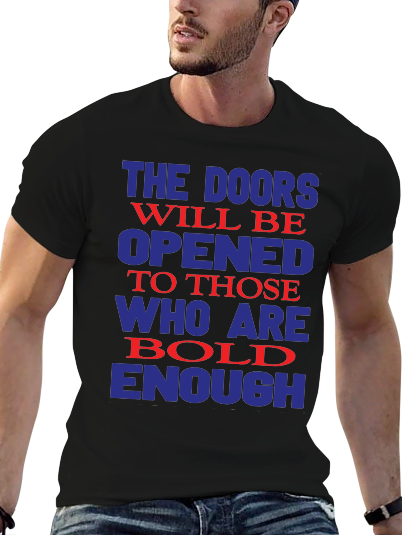 Bold Enough Graphic Tee - Motivational T-Shirt