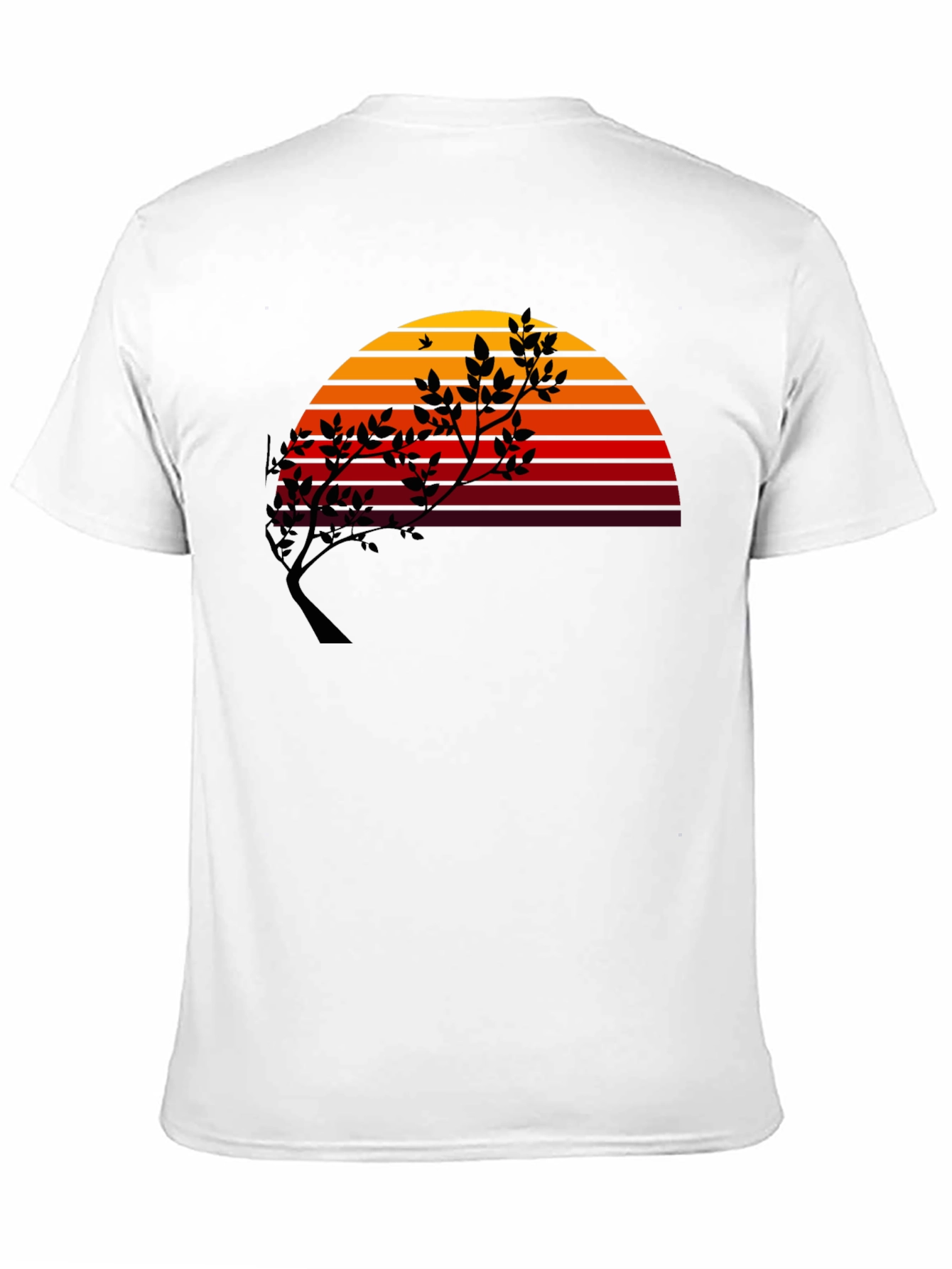 Sunset Tree Graphic Tee - Modern Stylish Comfort