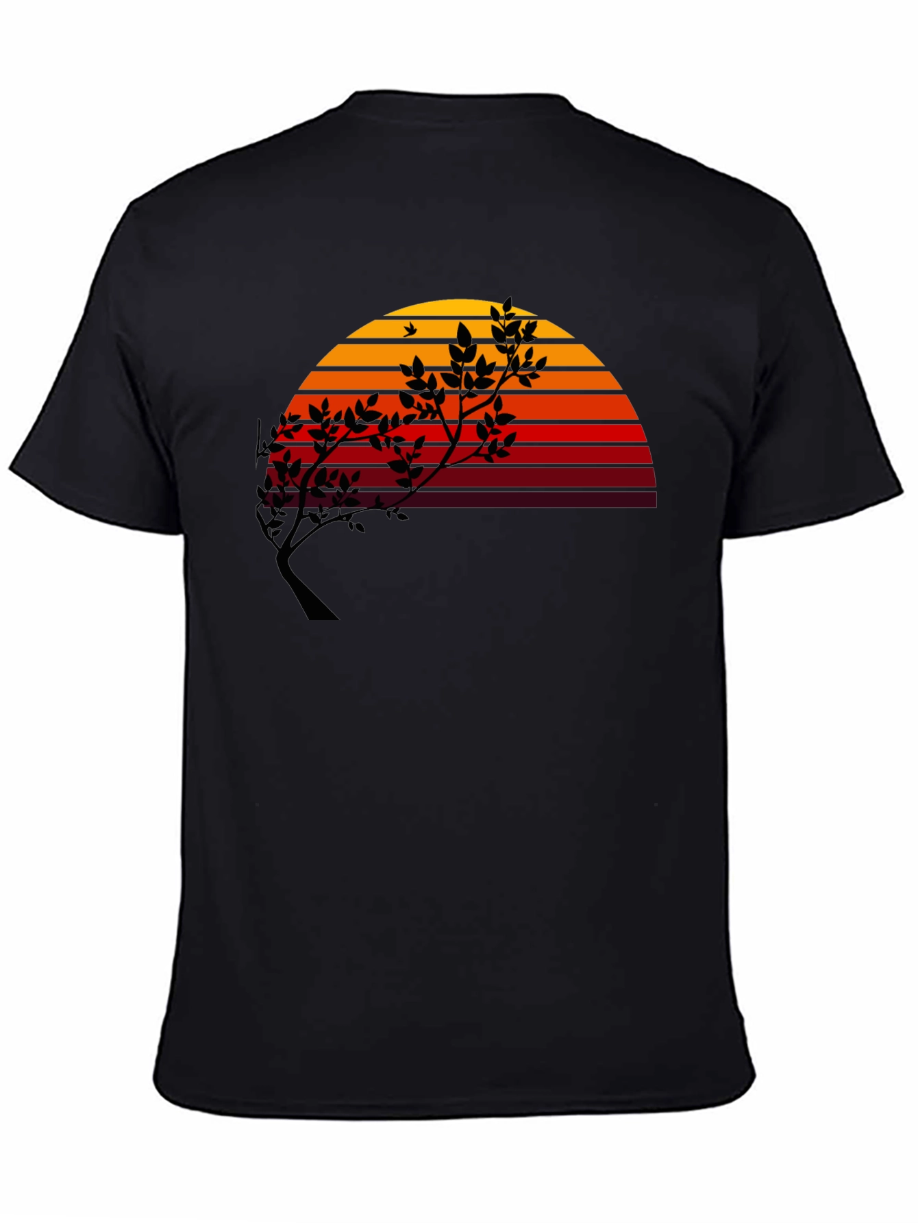 Sunset Tree Graphic Tee - Modern Stylish Comfort