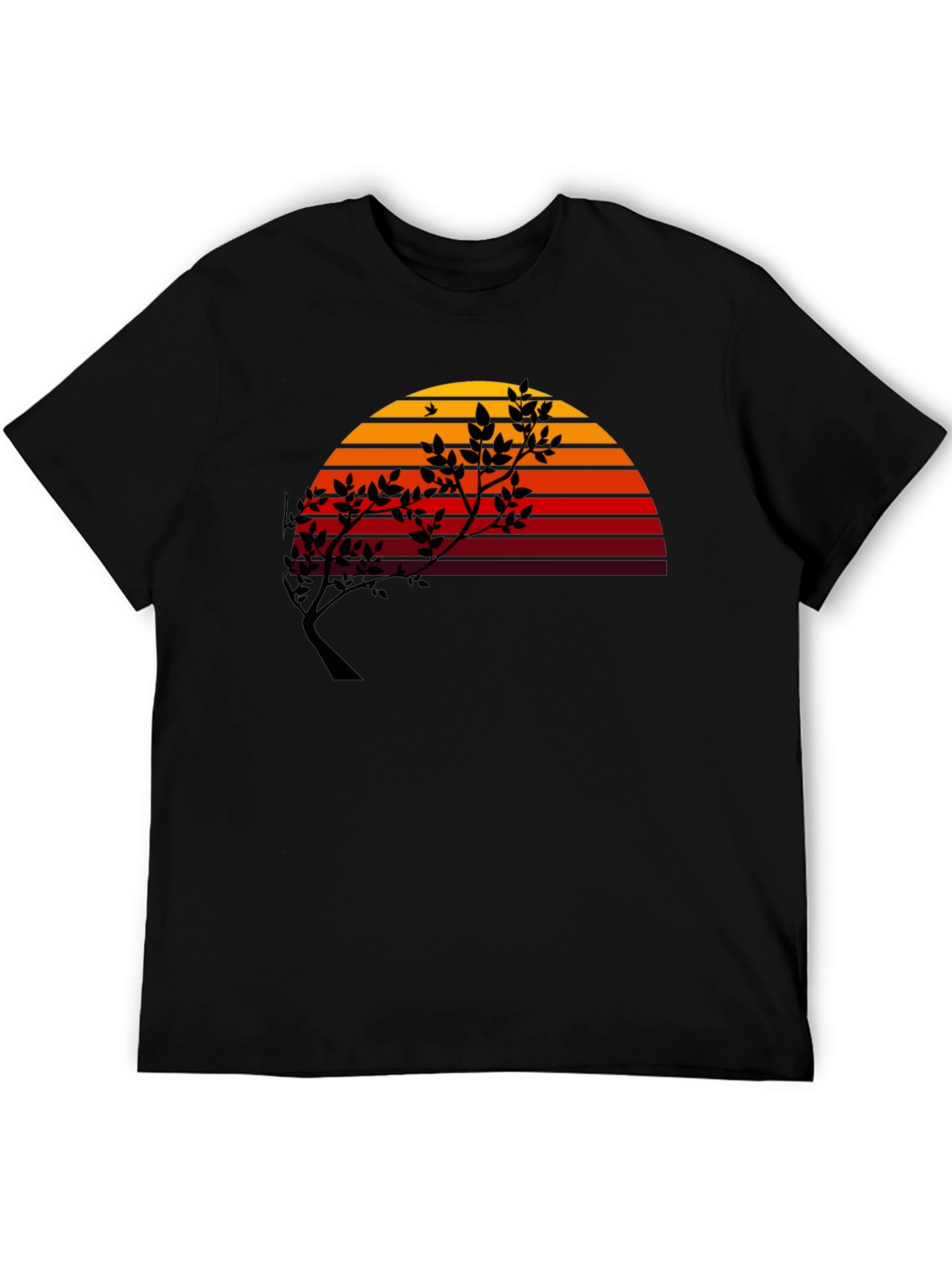 Sunset Tree Graphic Tee - Modern Stylish Comfort
