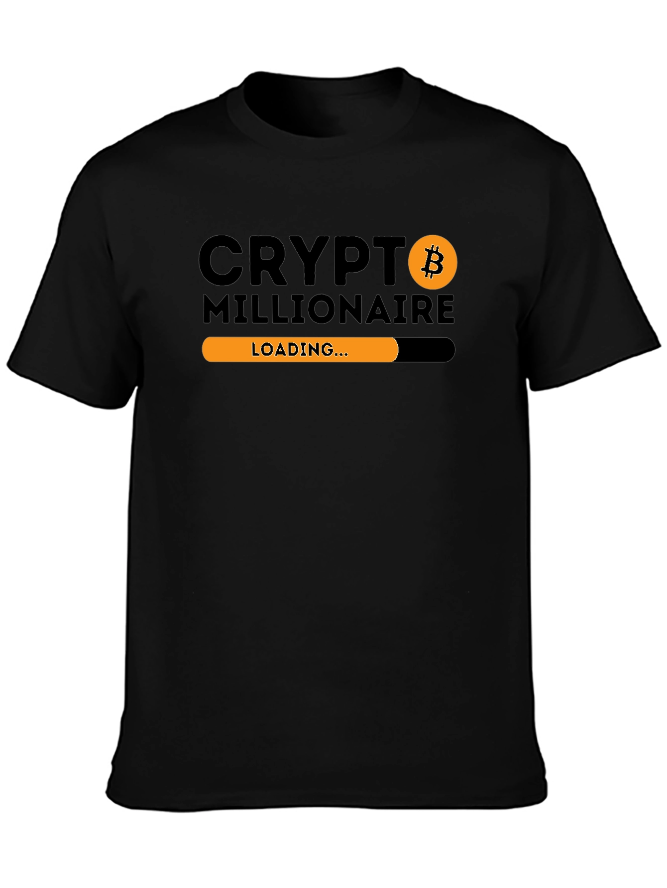 Crypto Millionaire Loading T-Shirt Bitcoin