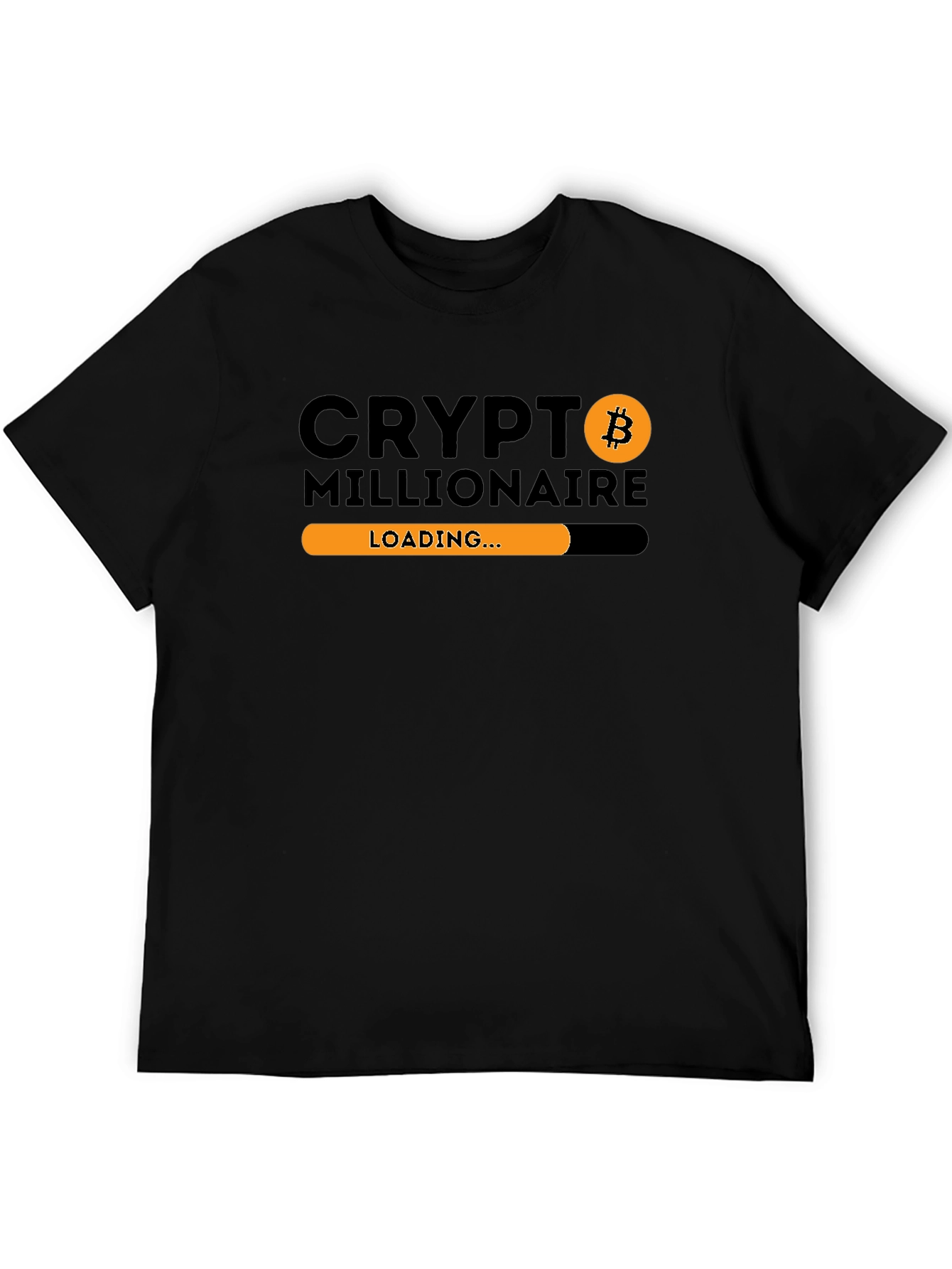 Crypto Millionaire Loading T-Shirt Bitcoin