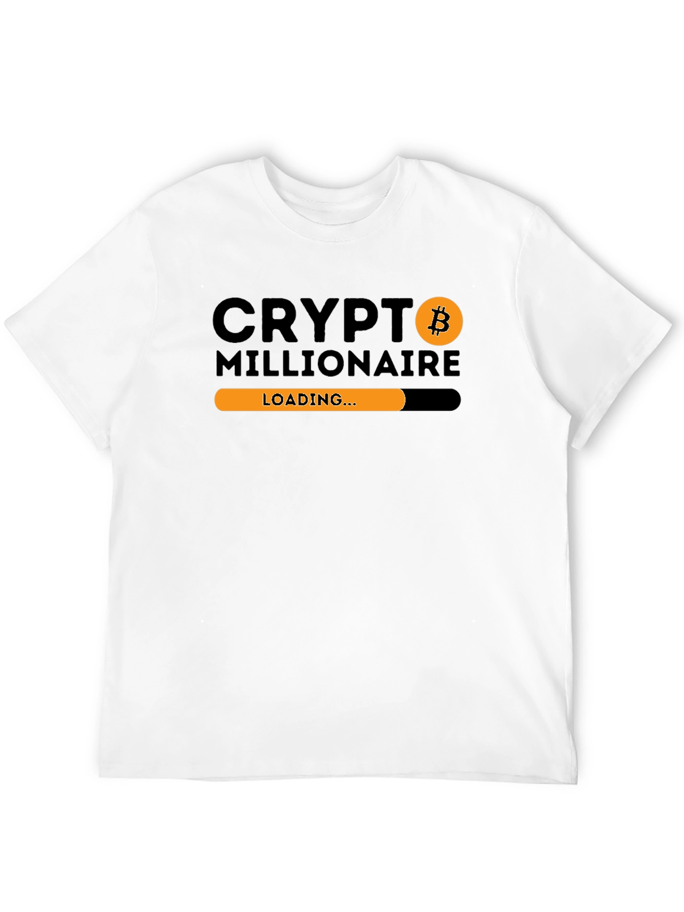 Crypto Millionaire Loading T-Shirt Bitcoin