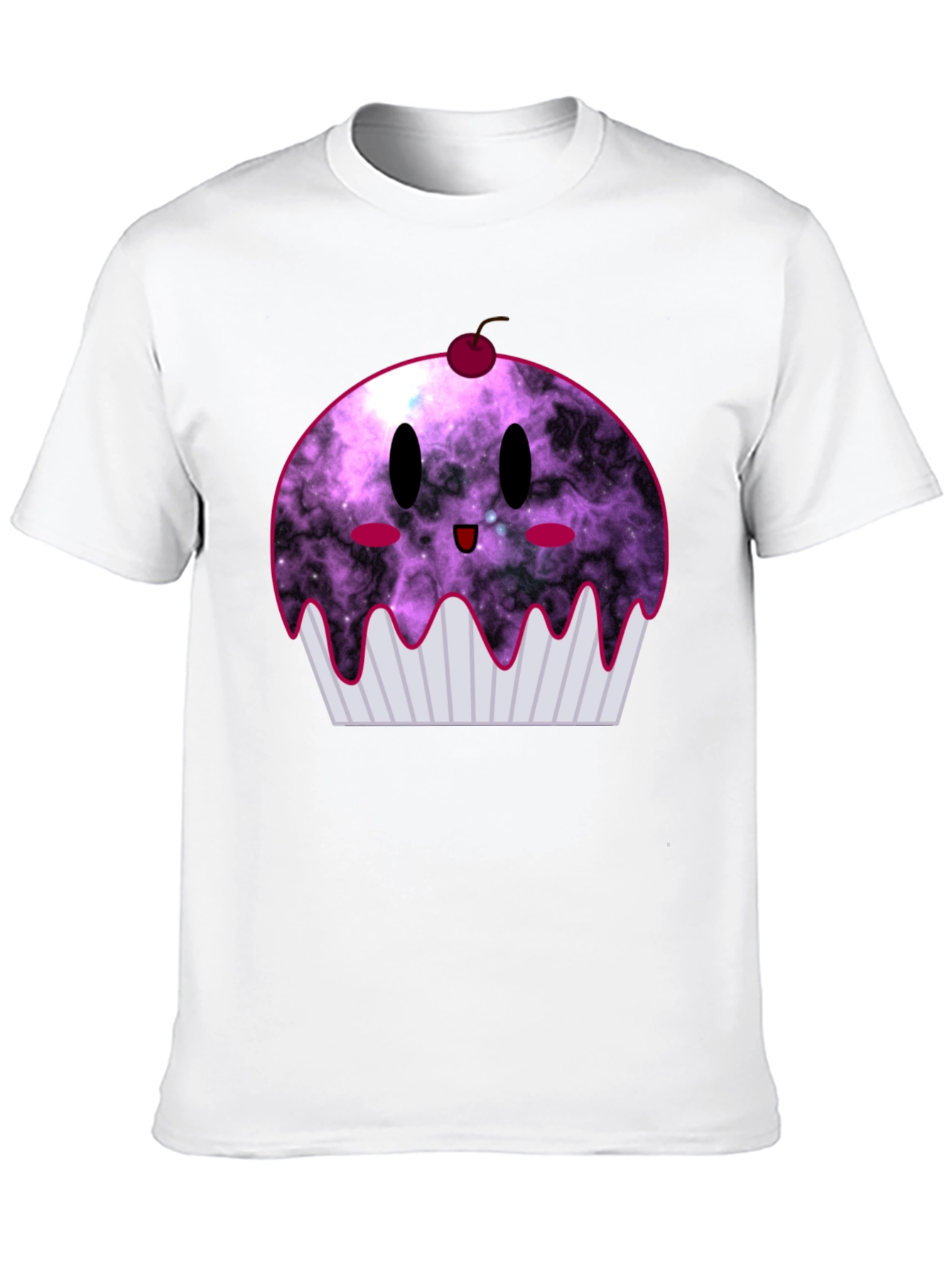 Galaxy Cupcake Graphic Tee - Fun Unisex T-Shirt