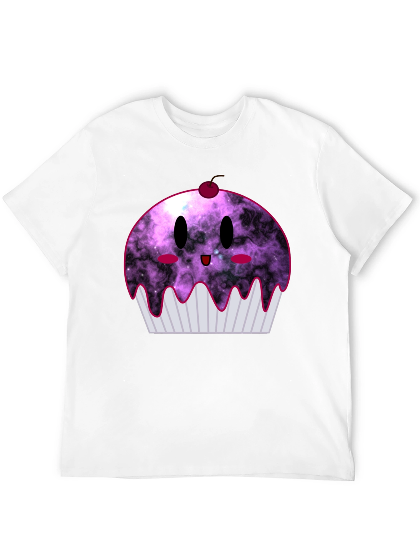 Galaxy Cupcake Graphic Tee - Fun Unisex T-Shirt