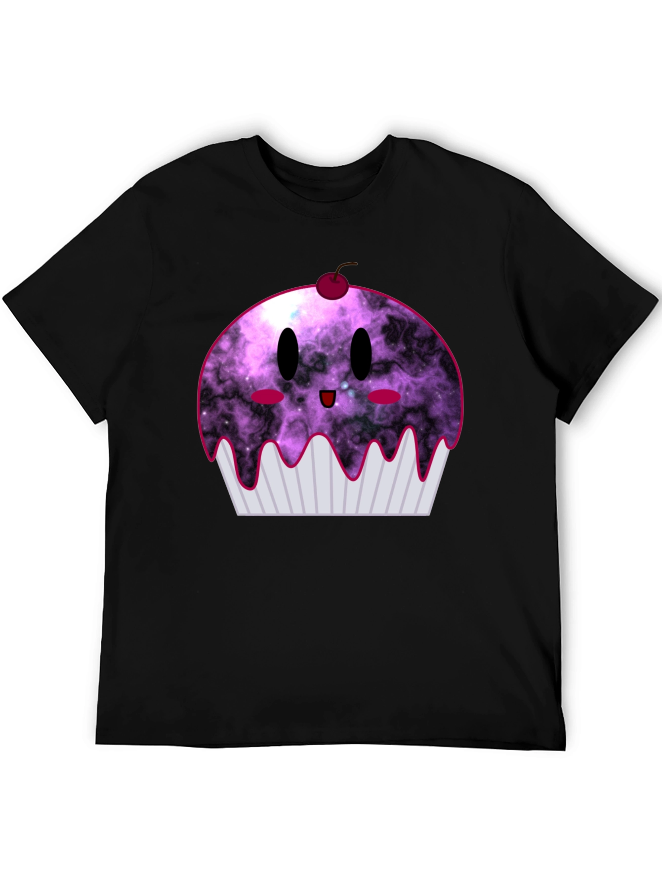 Galaxy Cupcake Graphic Tee - Fun Unisex T-Shirt