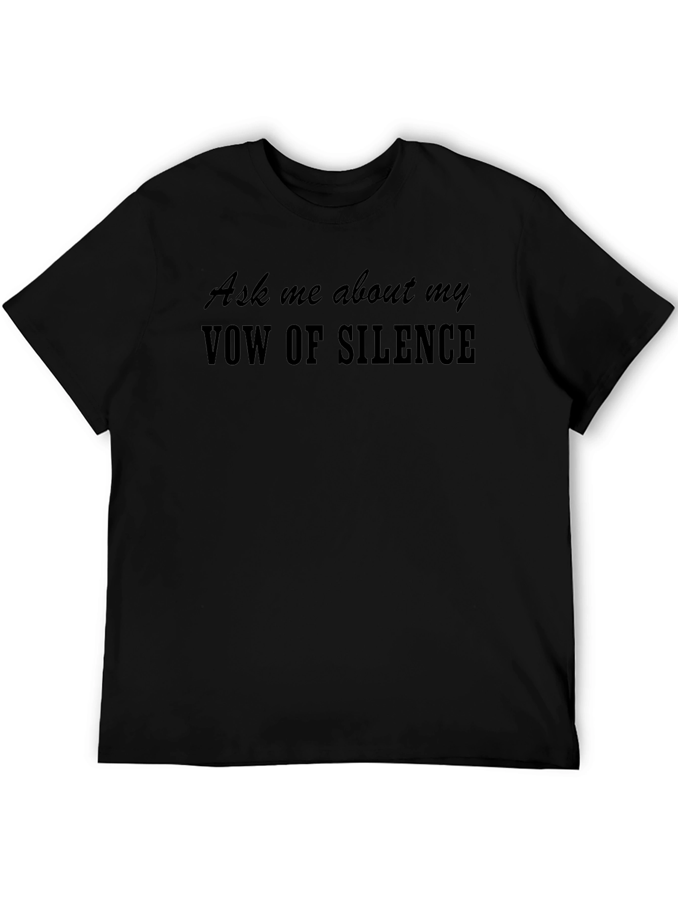 Vow of Silence Mens Black T-Shirt