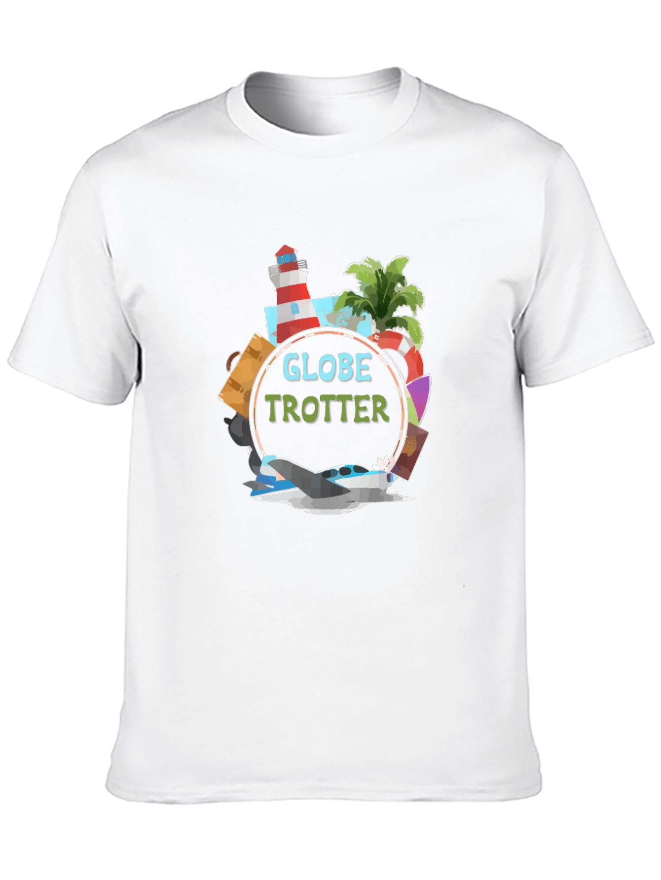 Globe Trotter Graphic T-Shirt - Travel Adventure Tee