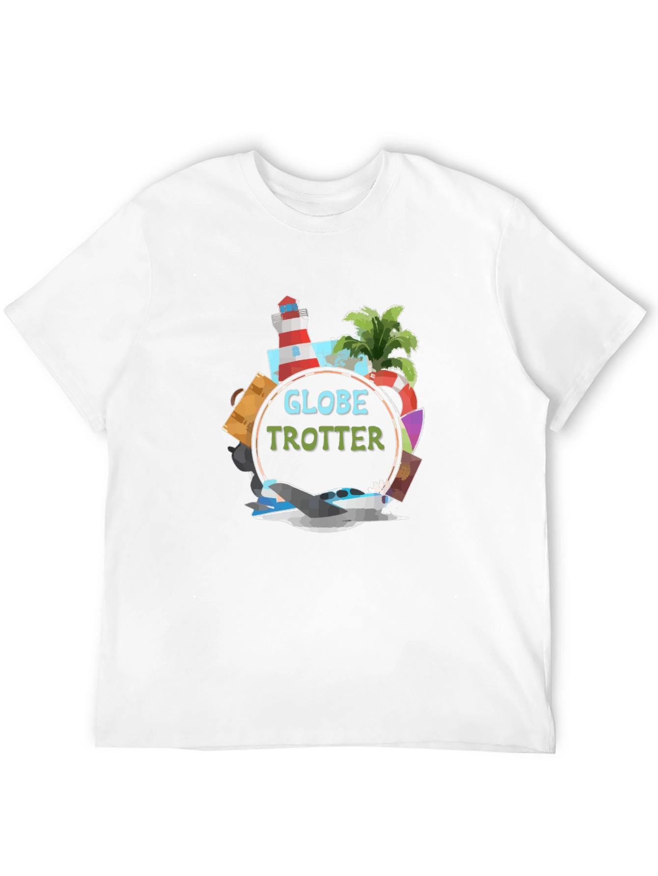 Globe Trotter Graphic T-Shirt - Travel Adventure Tee