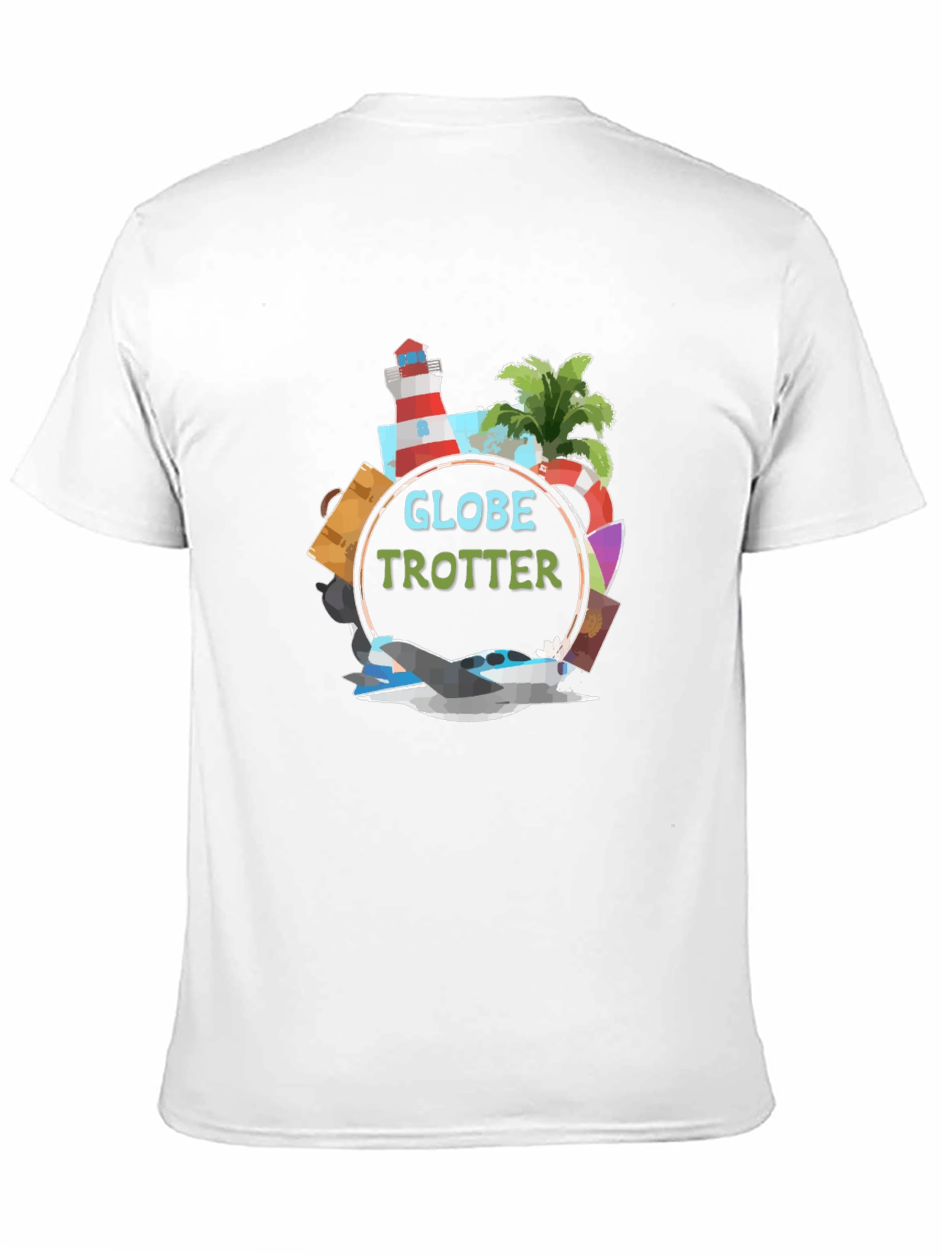 Globe Trotter Graphic T-Shirt - Travel Adventure Tee