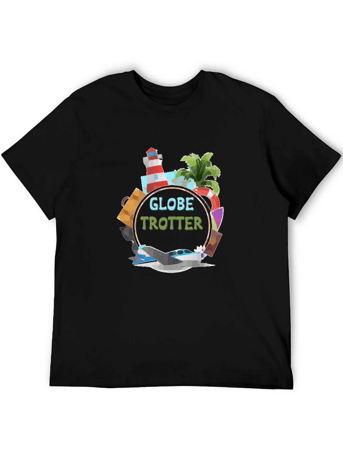 Globe Trotter Graphic T-Shirt - Travel Adventure Tee