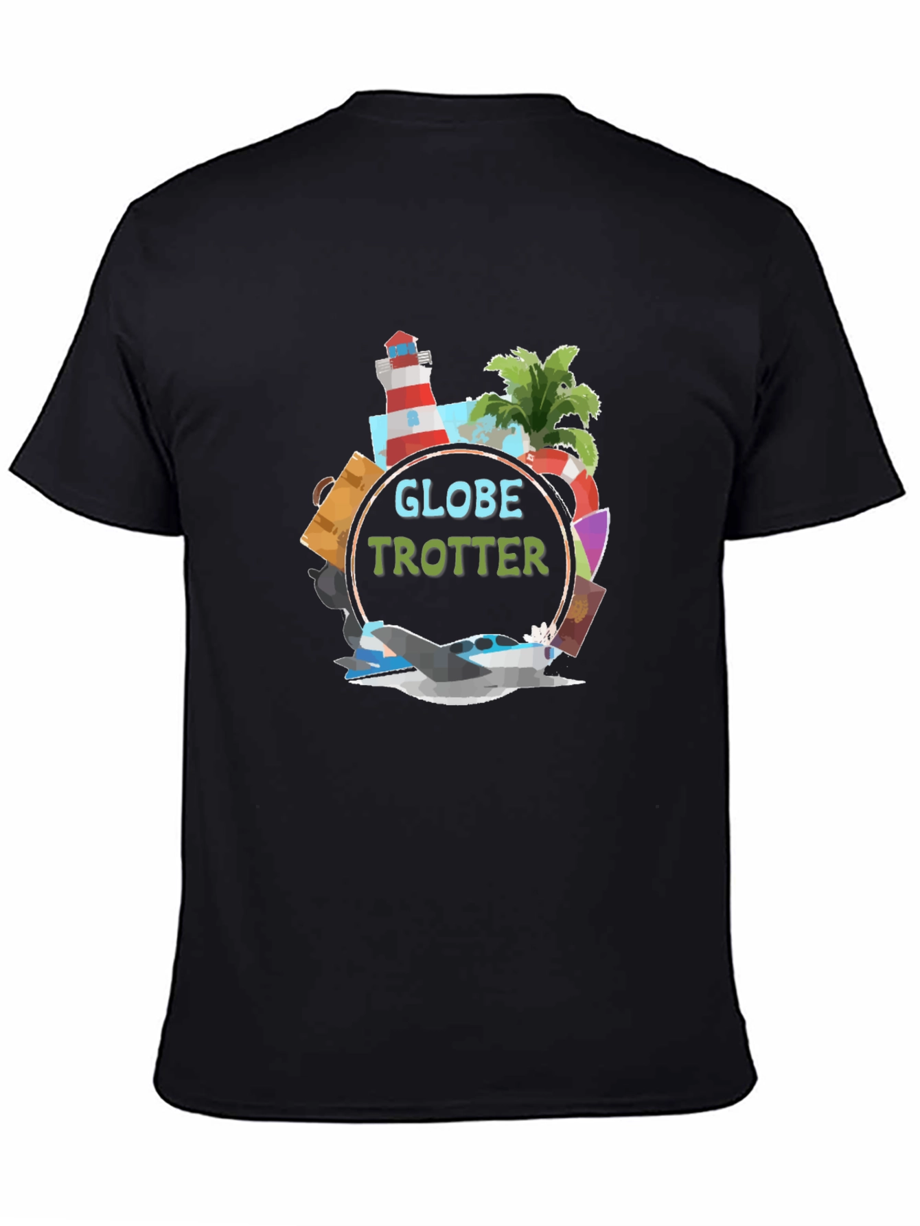 Globe Trotter Graphic T-Shirt - Travel Adventure Tee